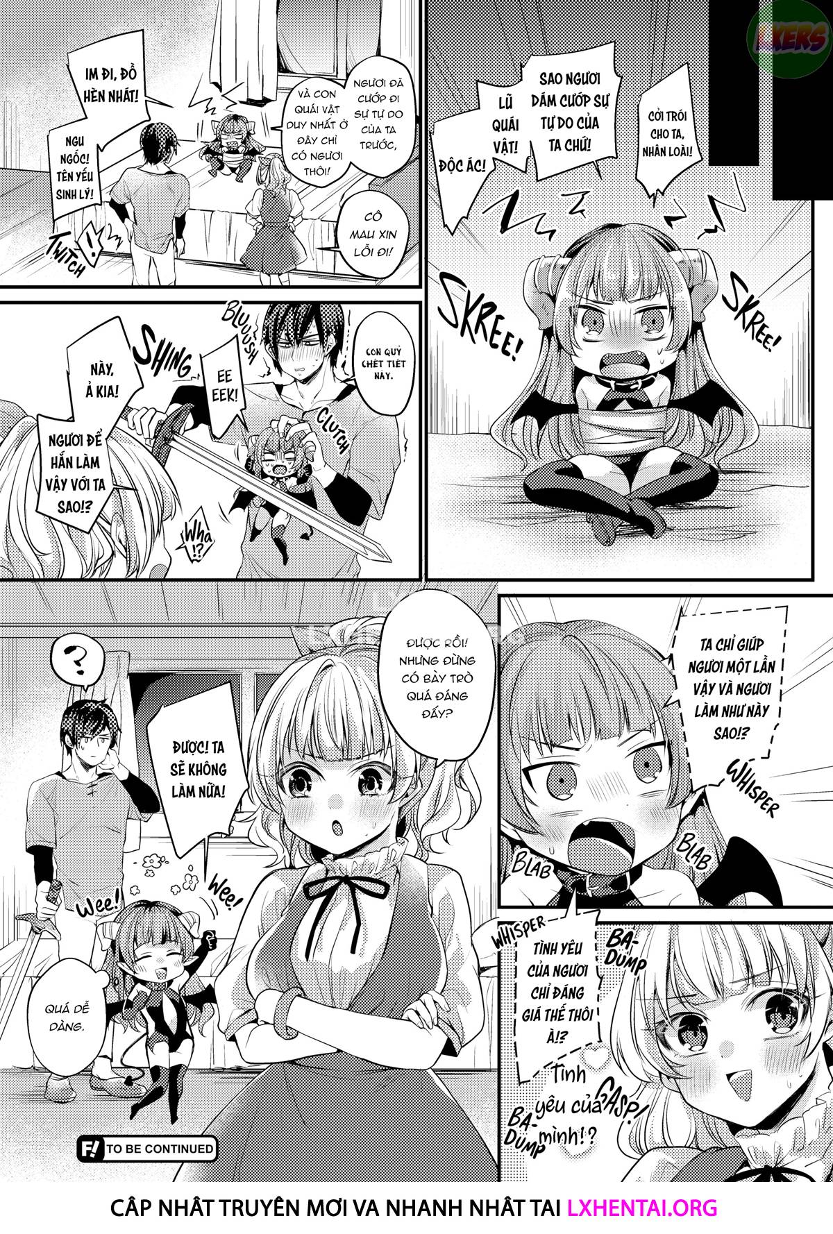 Đọc truyện hentai Ngất ngây ngọt ngào nóng bỏng - Chap 8 - Me, the Hero, and the Tiny Succubus