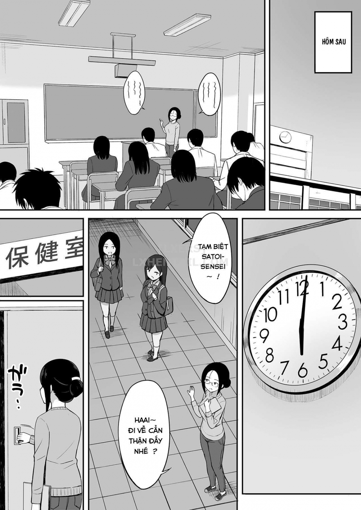 Đọc truyện hentai Fukujuu No Noroi De Classmate O Onaho-Ka Suru Hanashi - Chap 3 ~Josei Kyoushi Satoi Maho Hen~