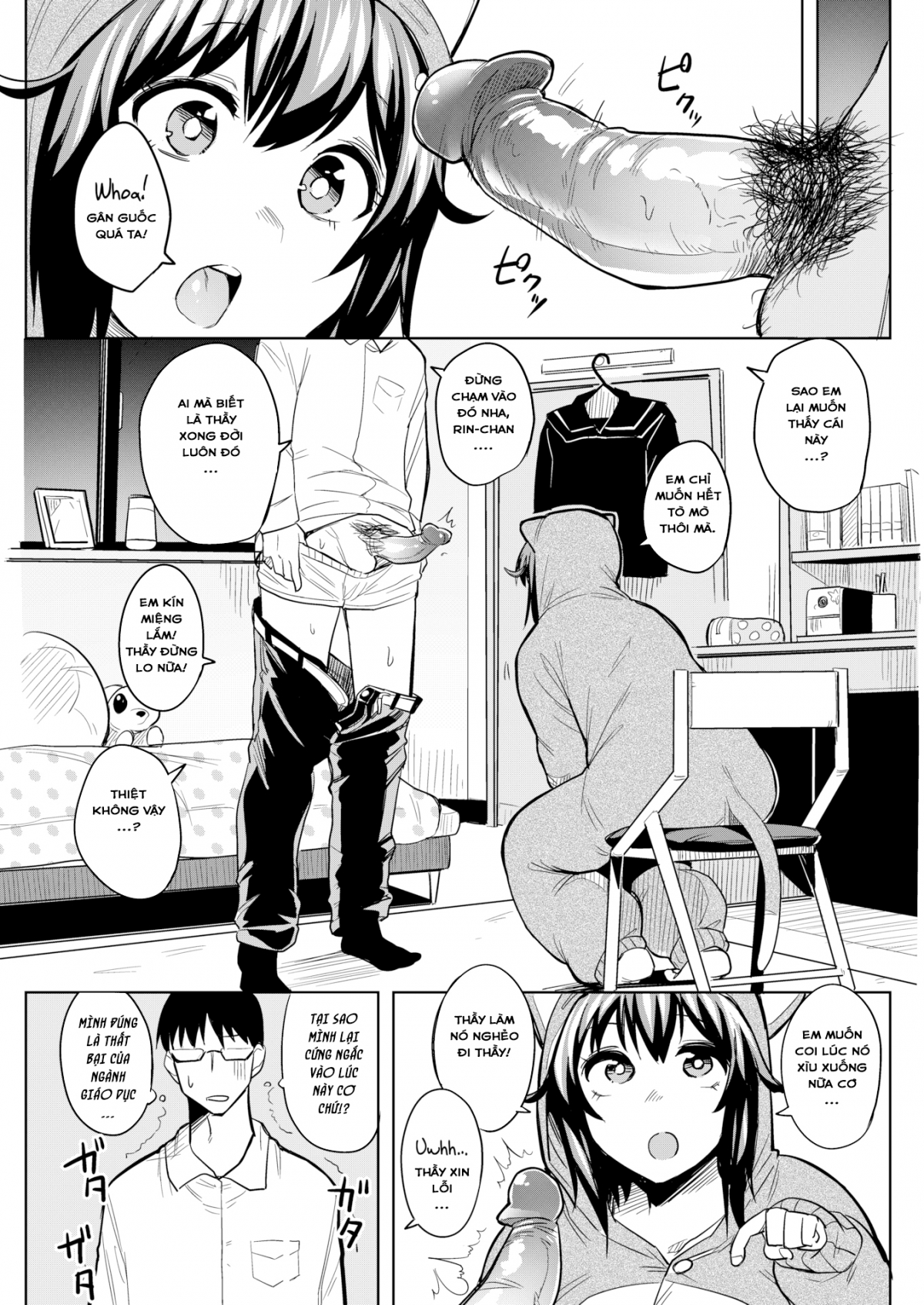 Đọc truyện hentai Ý Trời Bảo Thầy Dạy Em Về Sinh Lý! - Chap 1