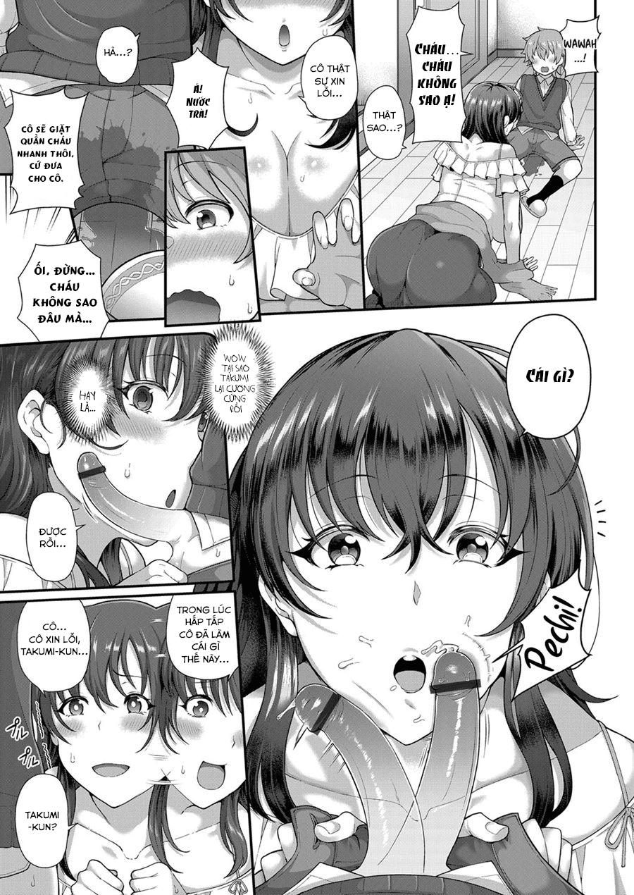 Đọc truyện hentai Tomo Haha to Asobo! ~Amakute Ecchi na Fudeoroshi~ - Oneshot