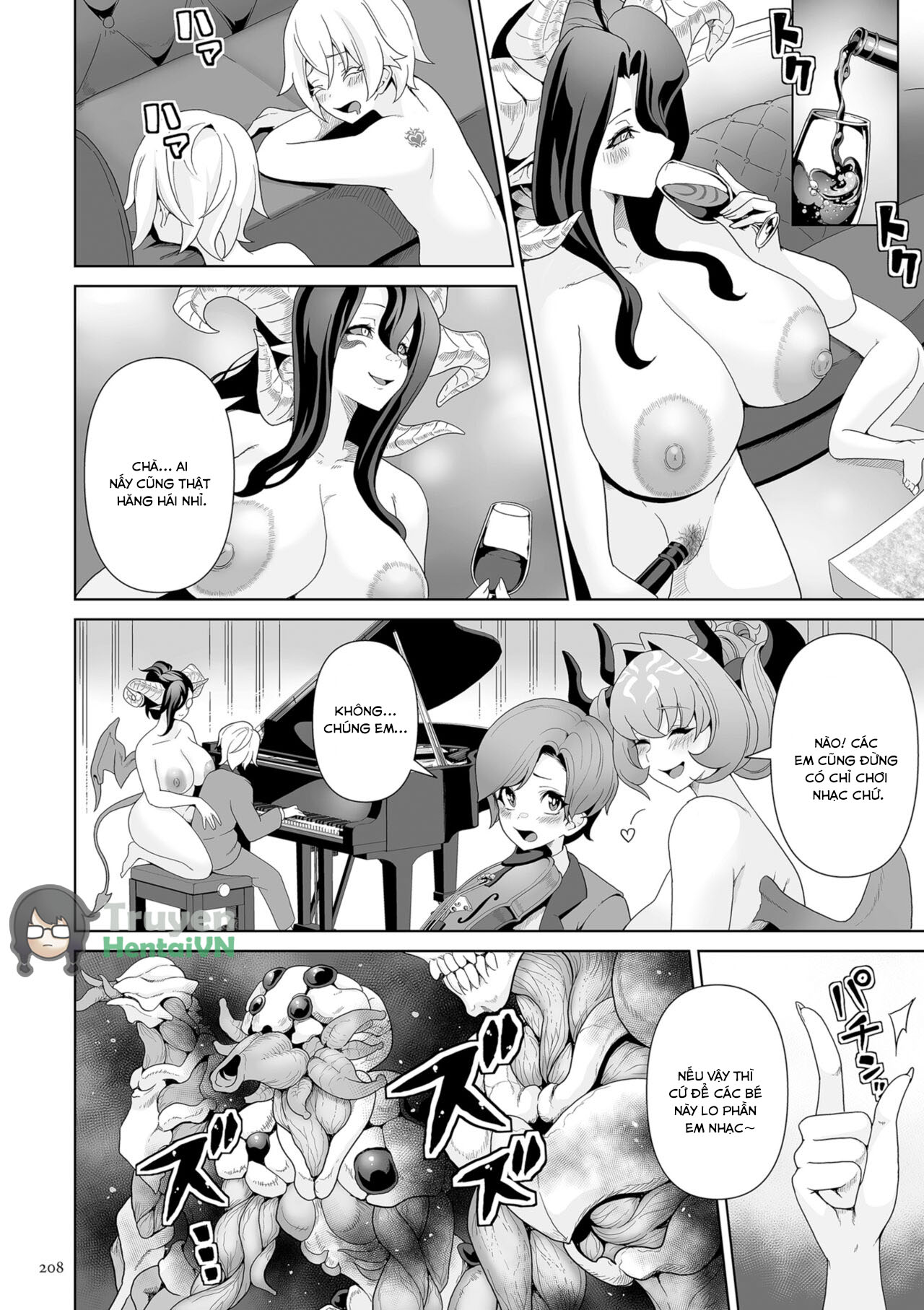 Đọc truyện hentai Vương quốc Succubus thèm bú - Chap 8