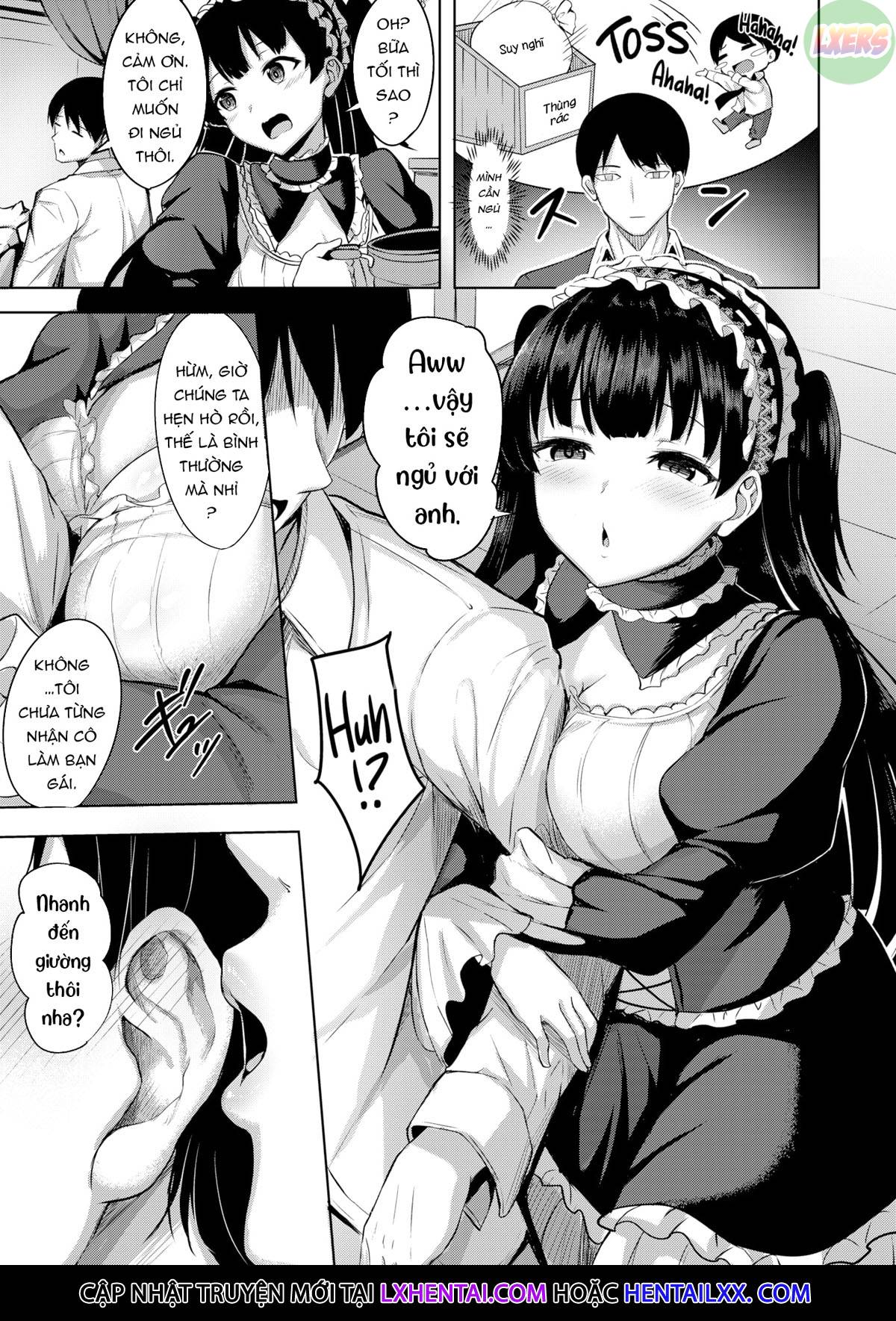 Đọc truyện hentai Cô nàng Gothic may mắn - Oneshot
