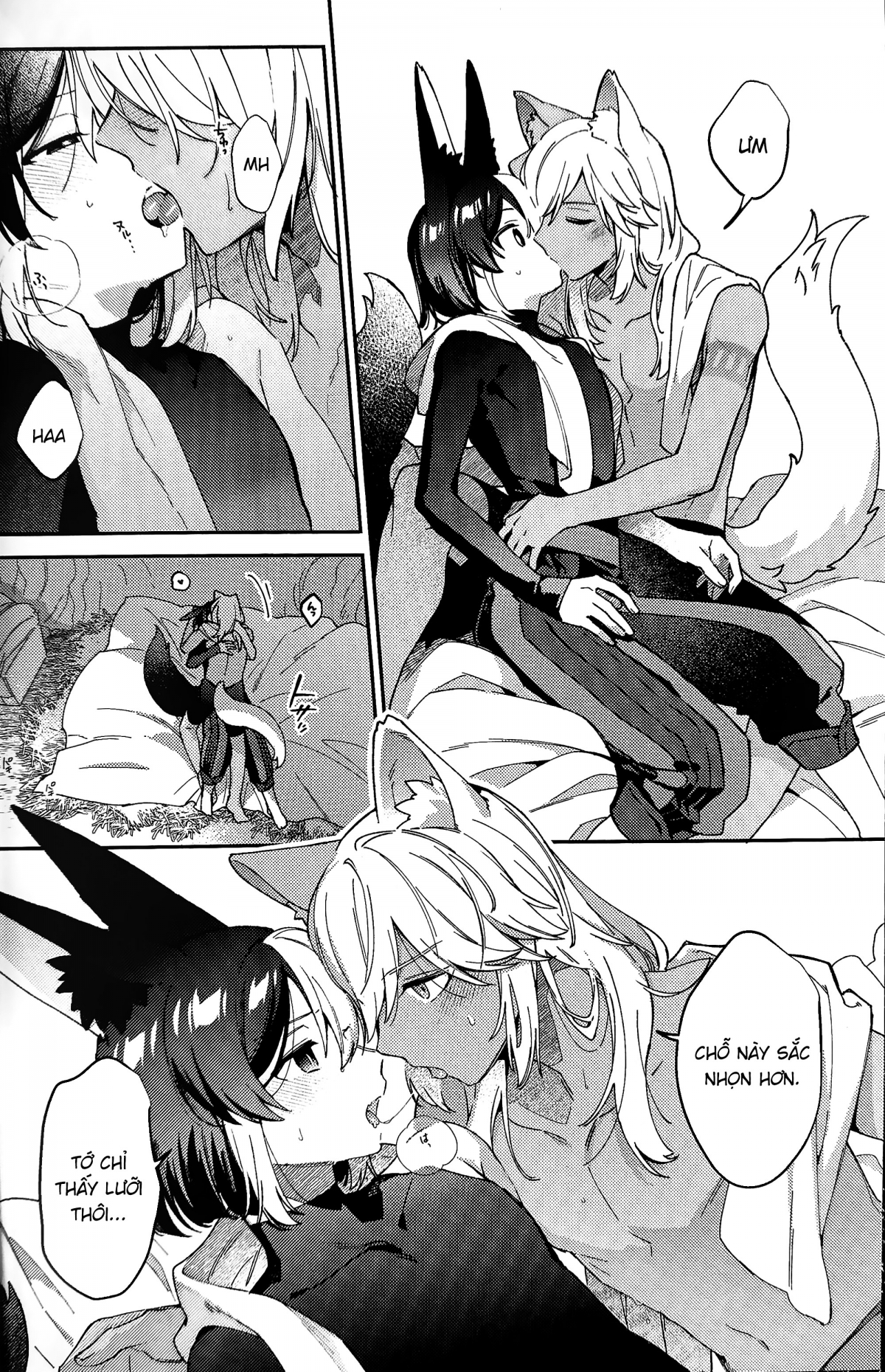 Đọc truyện hentai Anh bạn sói của tôi đang hành động bất thường - Oneshot