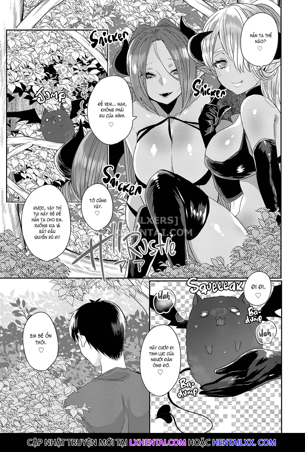 Đọc truyện hentai Monster Girls With a Need for Seed - Chap 8 - My First Succubus