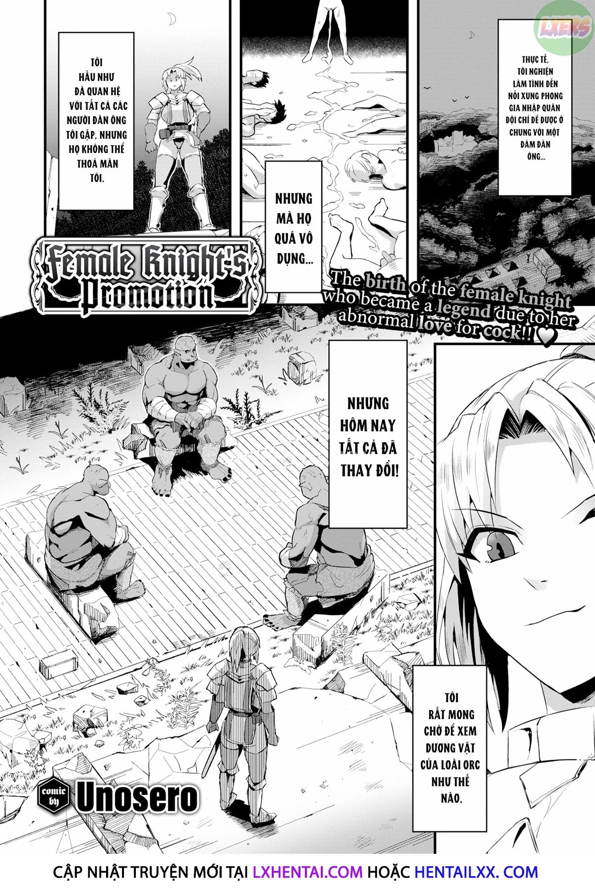 Đọc truyện hentai Sự thăng chức của nữ hiệp sỹ - Oneshot