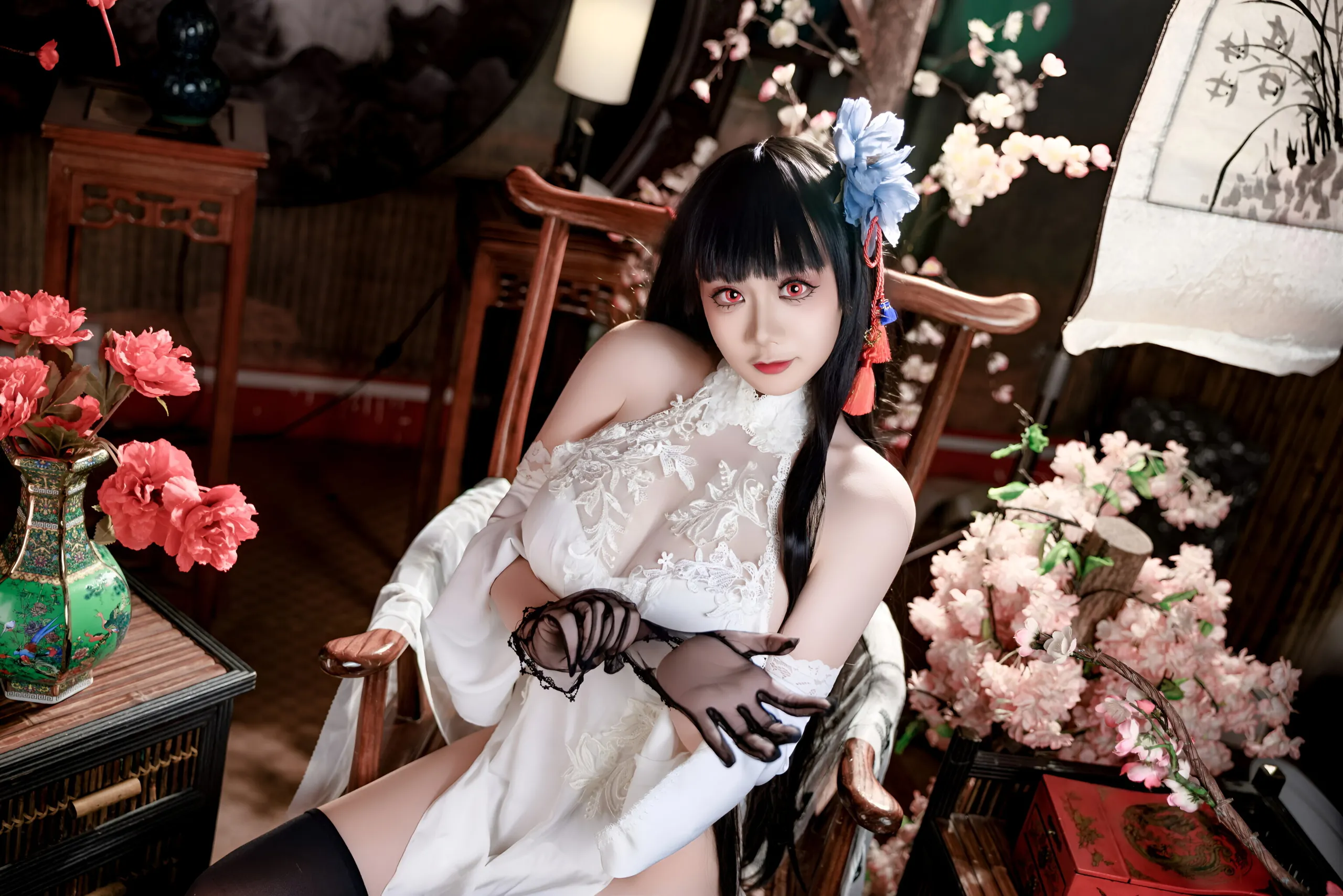 Đọc truyện hentai Tuyển tập Albums siêu phẩm Cosplay - Chap 1145 - A Xuexue - Azur Lane Yixian Cheongsam