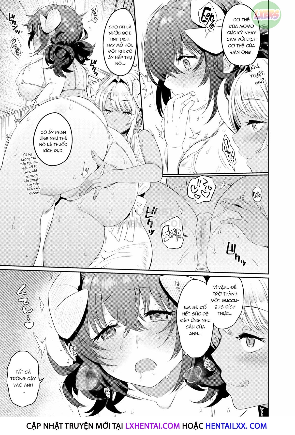 Đọc truyện hentai Những nàng Succubus thánh thiện - Oneshot