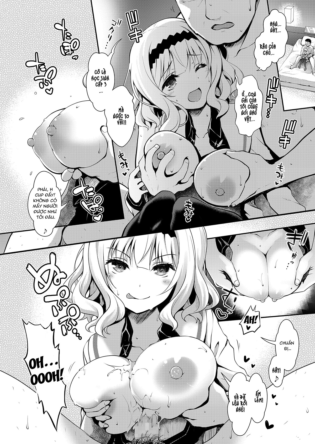 Đọc truyện hentai Meimon Ojou-Sama JK Fukkake Premium Enkou - Oneshot