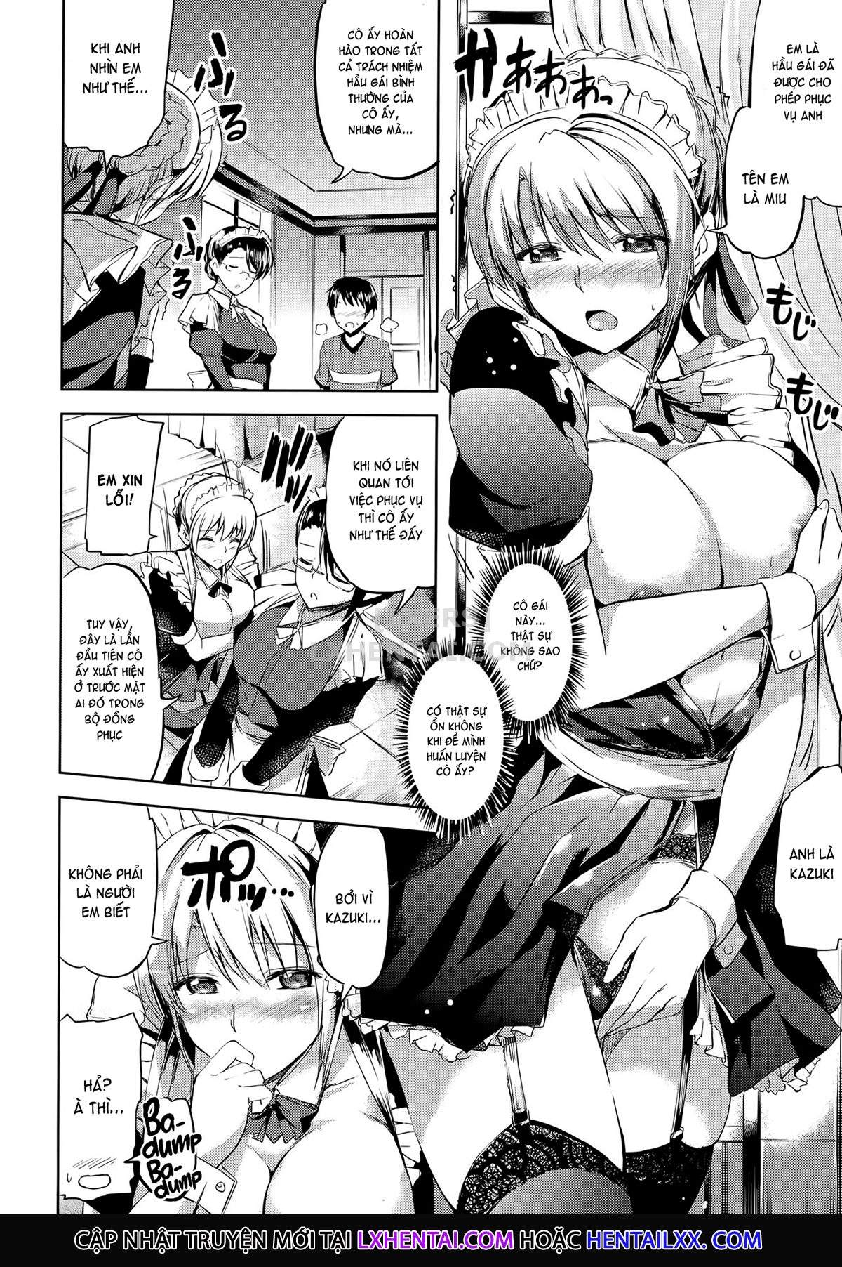 Đọc truyện hentai Ojousama No Maid Jijou - Chap 4
