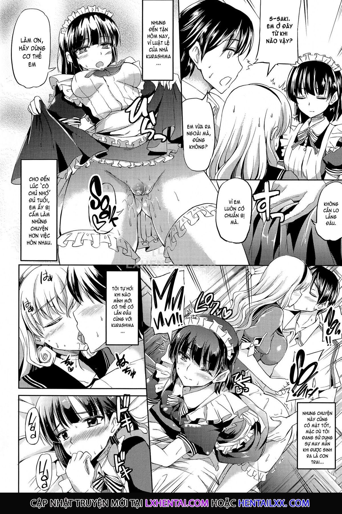 Đọc truyện hentai Ojousama No Maid Jijou - Chap 9