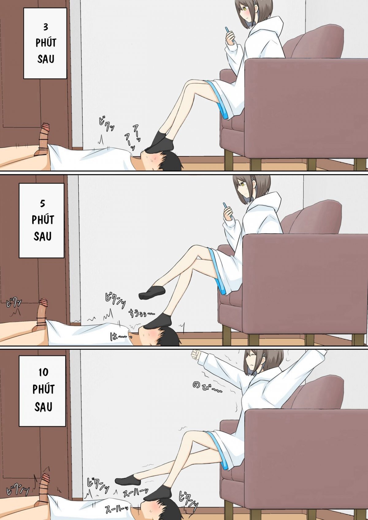 Đọc truyện hentai Bị bạn gái bắt nạt - Oneshot