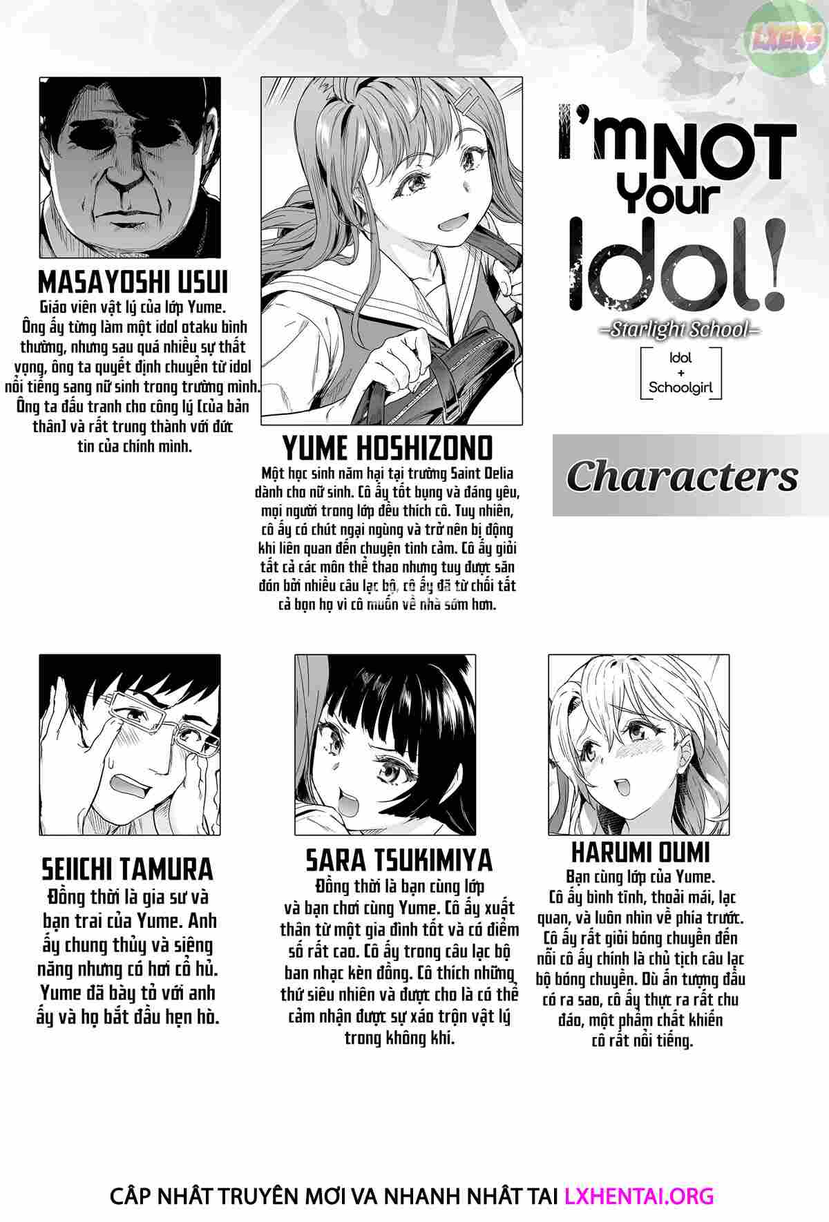 Đọc truyện hentai I'm Not Your Idol! - Chap 3 - Starlight School