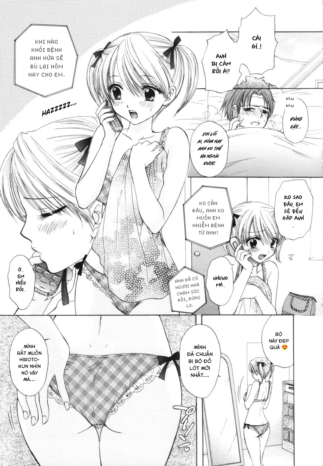 Đọc truyện hentai Cuộc đào thoát vĩ đại - Chap 4 hiroto bị sốt