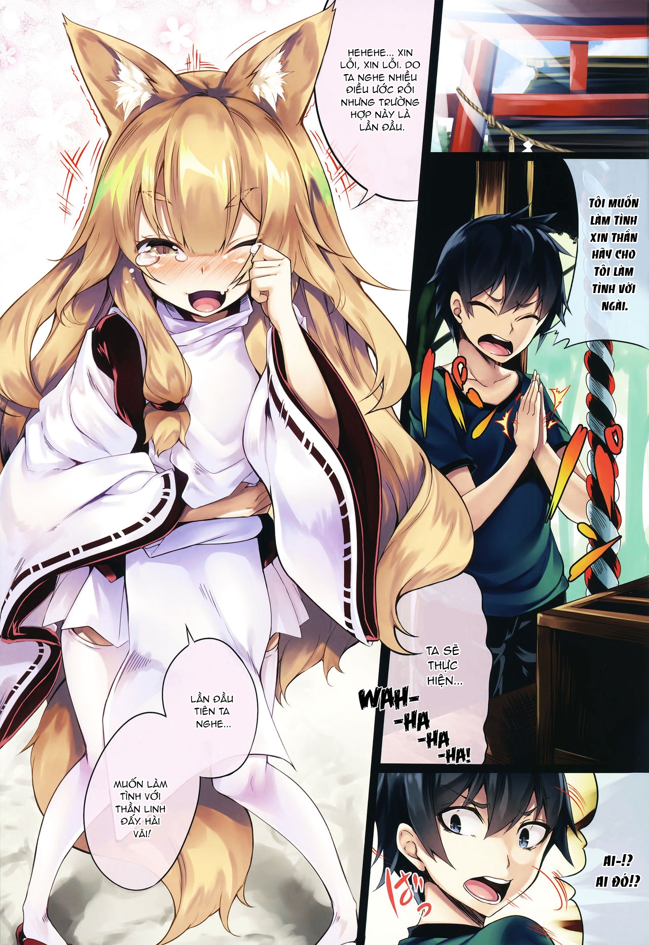 Đọc truyện hentai Địt thần cáo nổ cặc - Oneshot