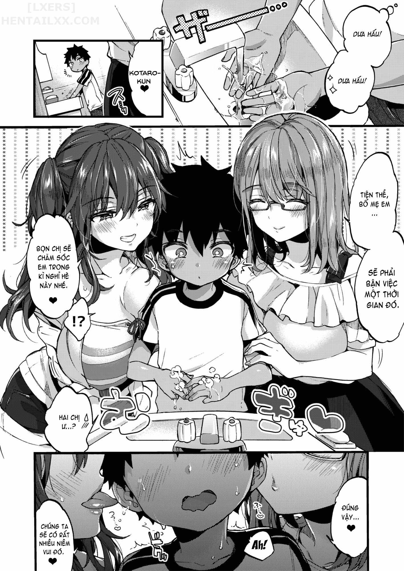 Đọc truyện hentai Fuyuyasumi Wa Itoko No Onee-Chan Ni Asonde Moraimashita. - Chap 2