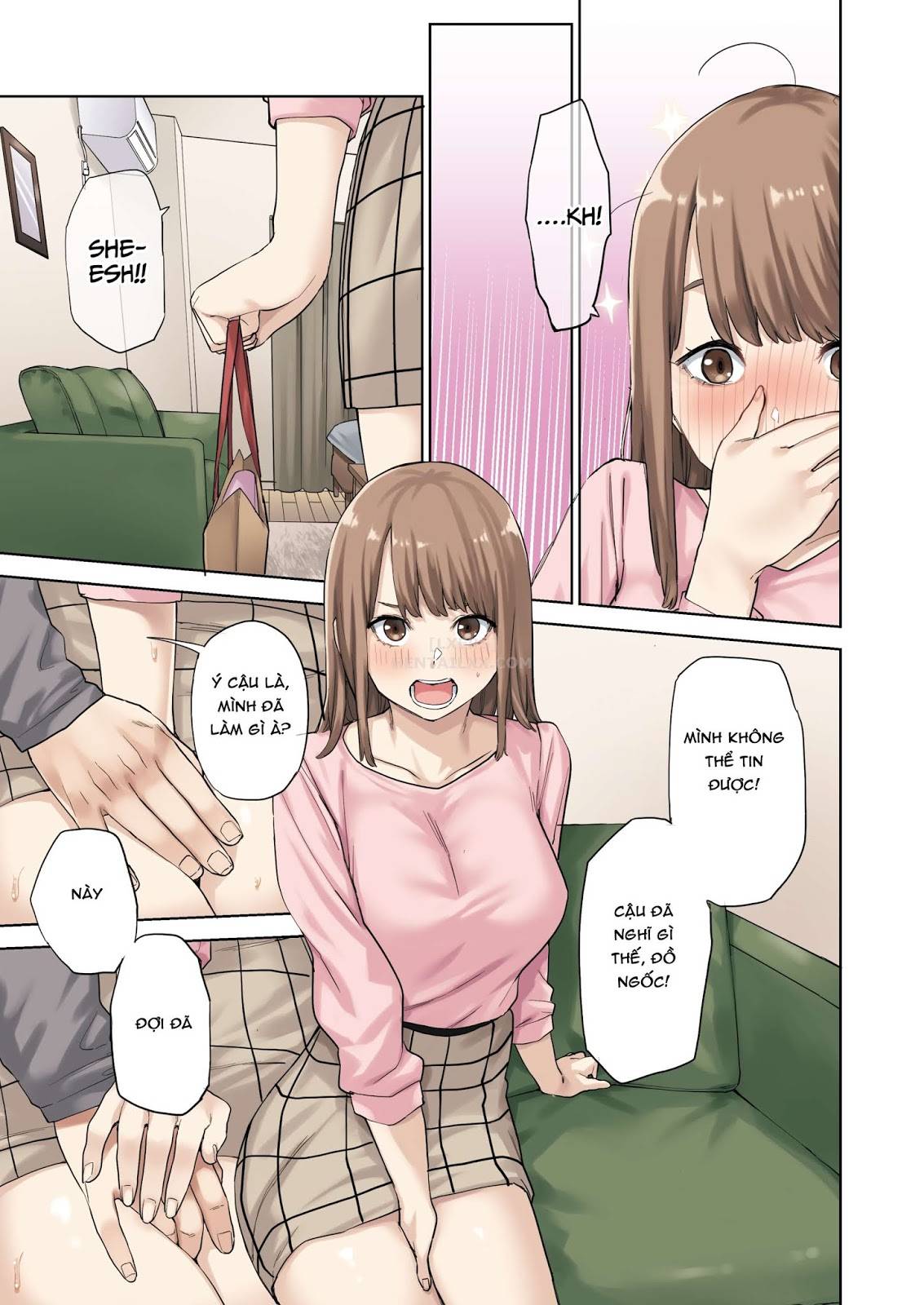 Đọc truyện hentai Kanojo Ga Fuzai No Aida, Kanojo No Shinyuu To Shirokujichuu, Nakadashi Shimashita - Oneshot