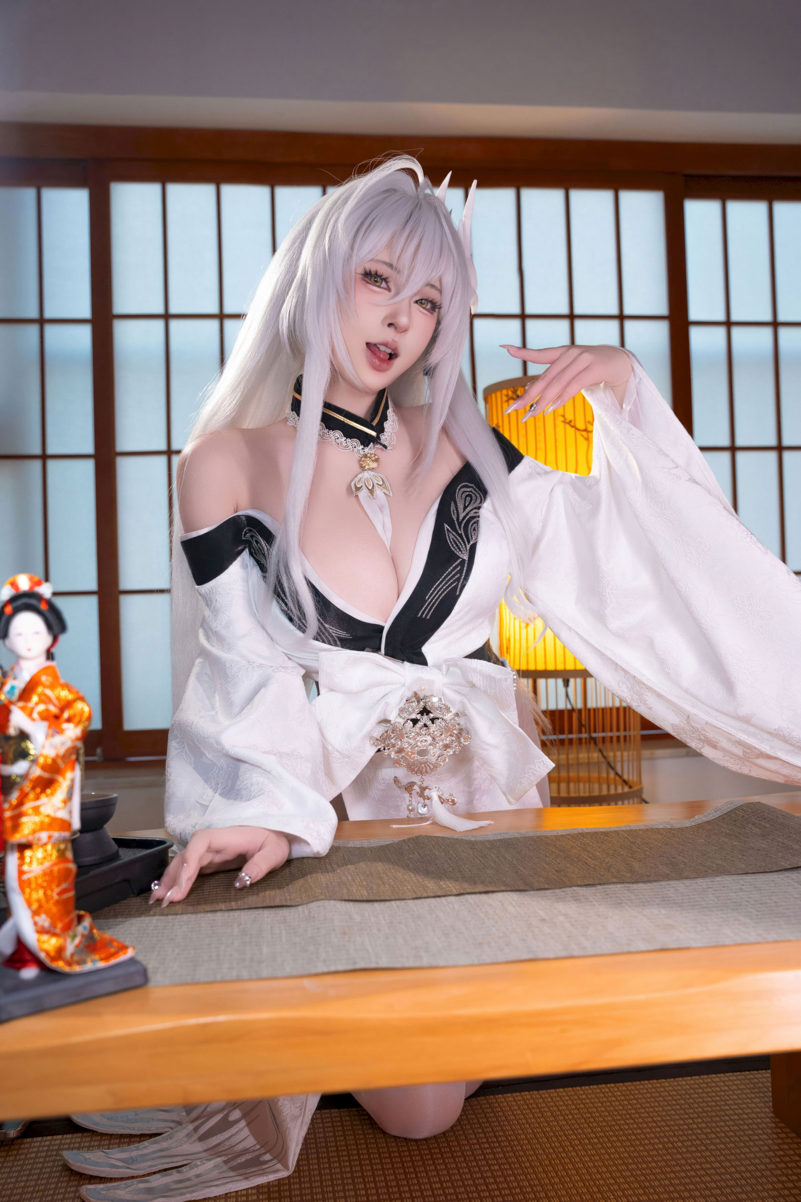 Đọc truyện hentai Tuyển tập Albums siêu phẩm Cosplay - Chap 1429 - Yuno Shimizu - Azur Lane Hakuhou Kimono