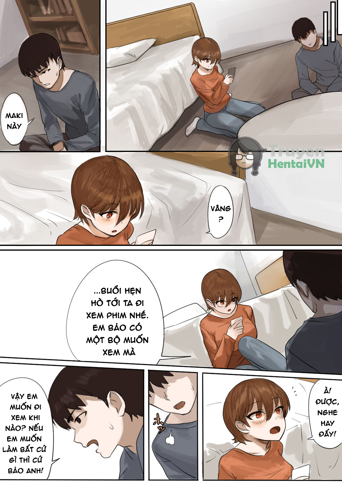 Đọc truyện hentai Giá như mình chưa bao giờ năn nỉ em người yêu dễ tính ngủ với người khác... - Oneshot