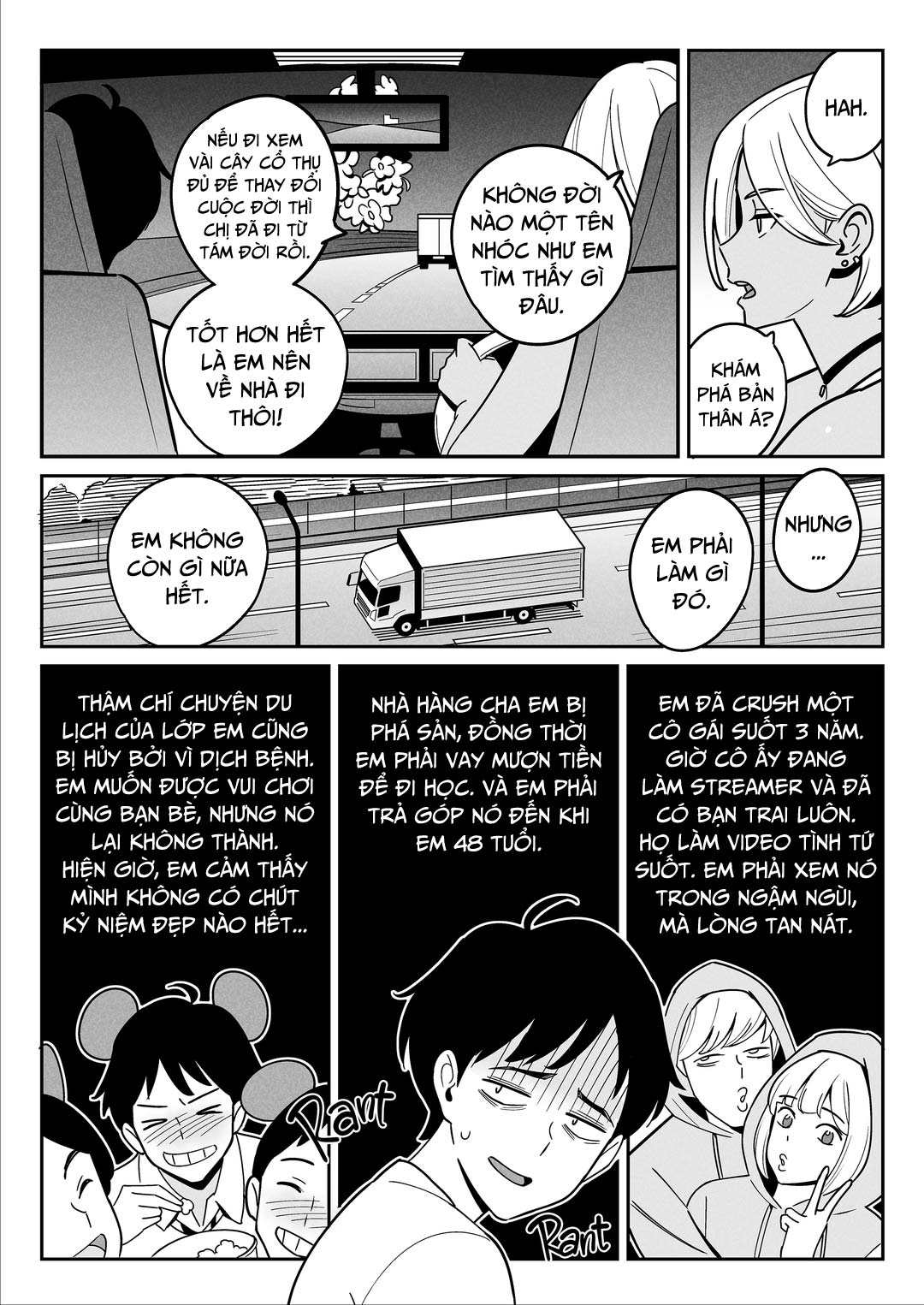 Đọc truyện hentai Nữ tài xế xe tải và anh chàng đi nhờ - Oneshot