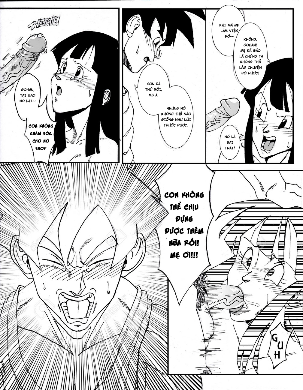 Đọc truyện hentai Chichi và Gohan - Oneshot