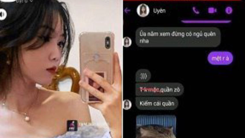 Phương Uyên đã chia sẻ một video khoe hàng với bạn và cái kết ~ Chat Sex