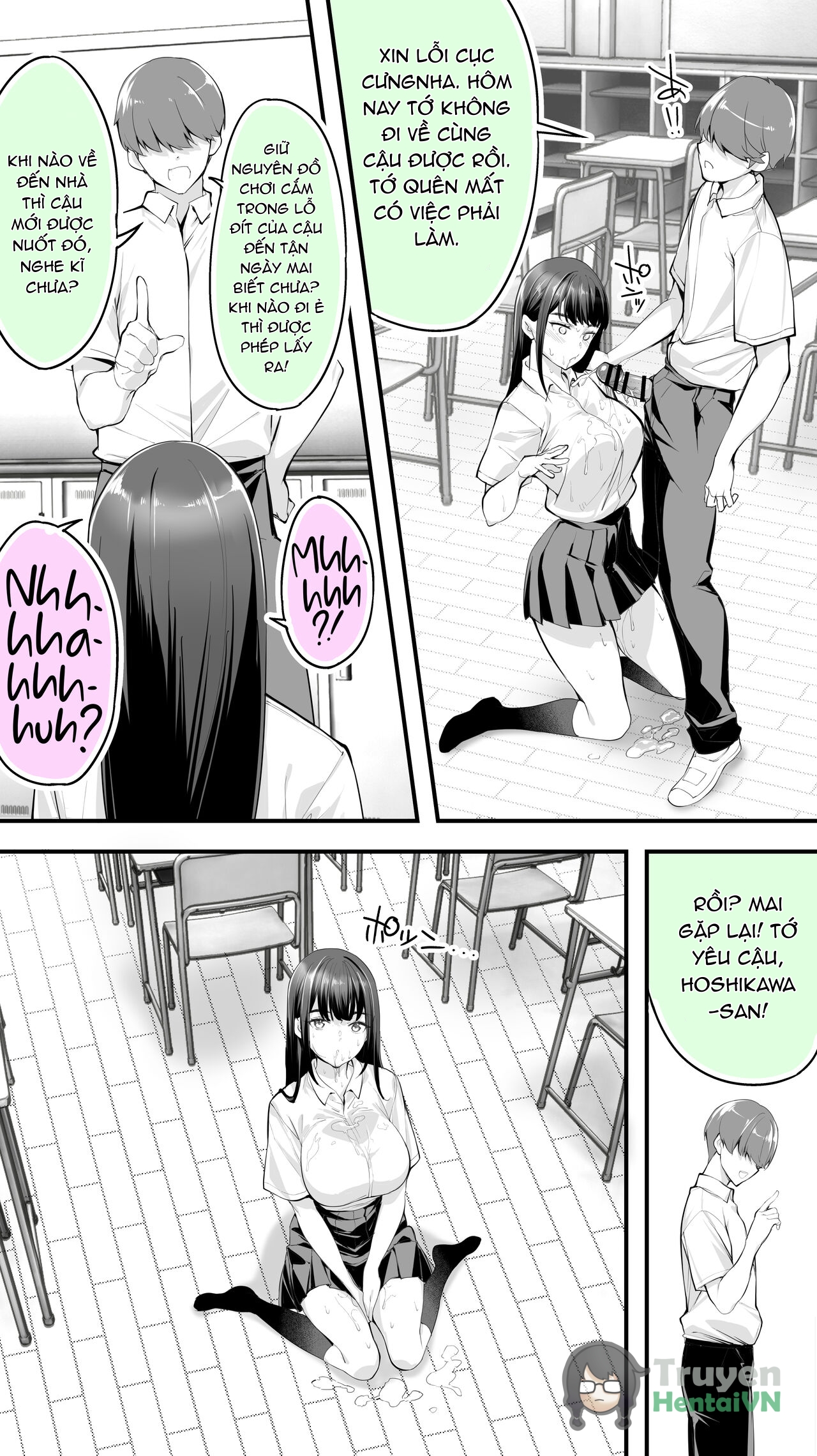 Đọc truyện hentai Okoranaide Hoshikawa-san 2 - Oneshot