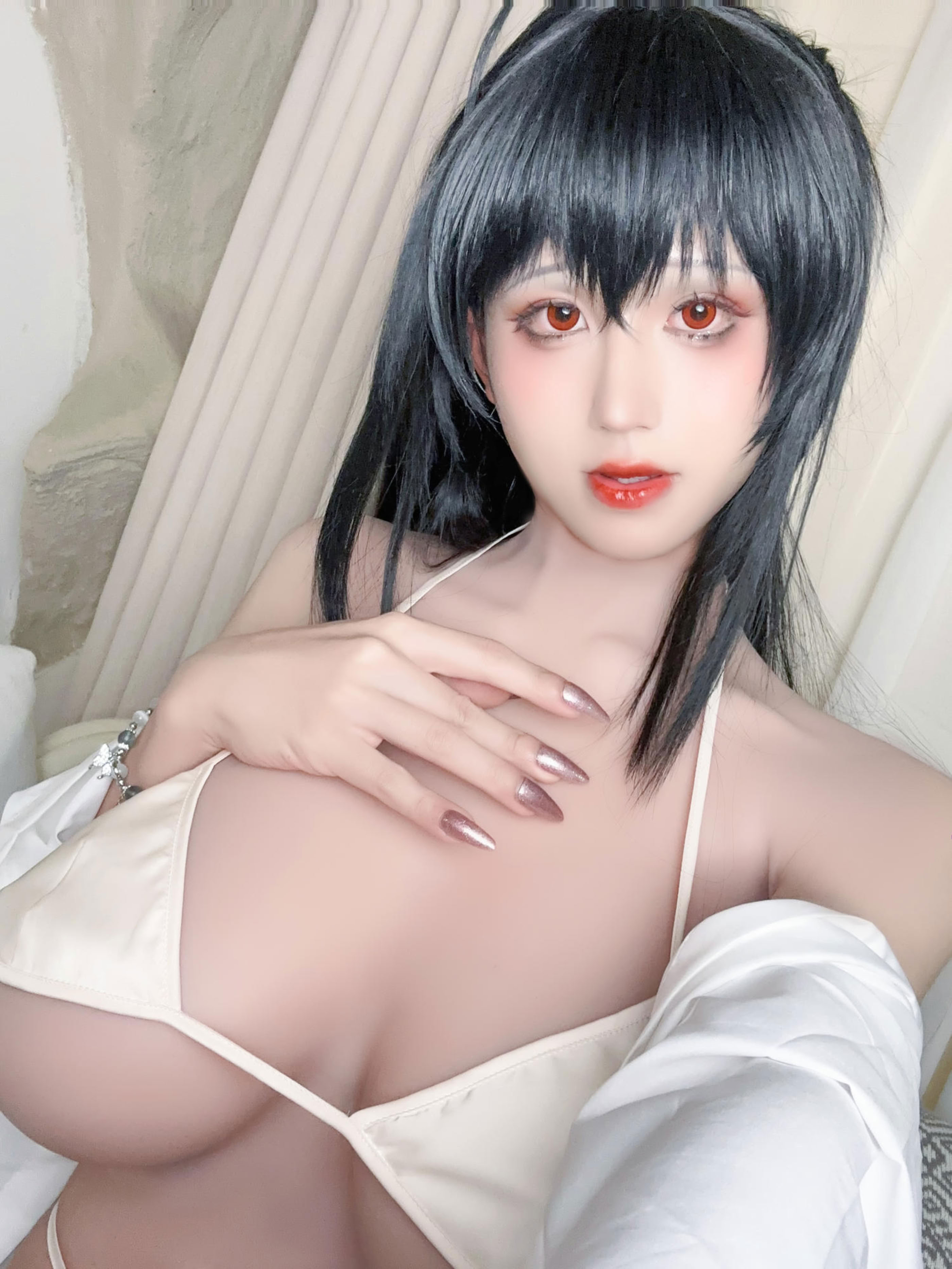 Đọc truyện hentai Tuyển tập Albums siêu phẩm Cosplay - Chap 1343 - Sakura Full of Time - Azur Lane Taihou Swimsuit