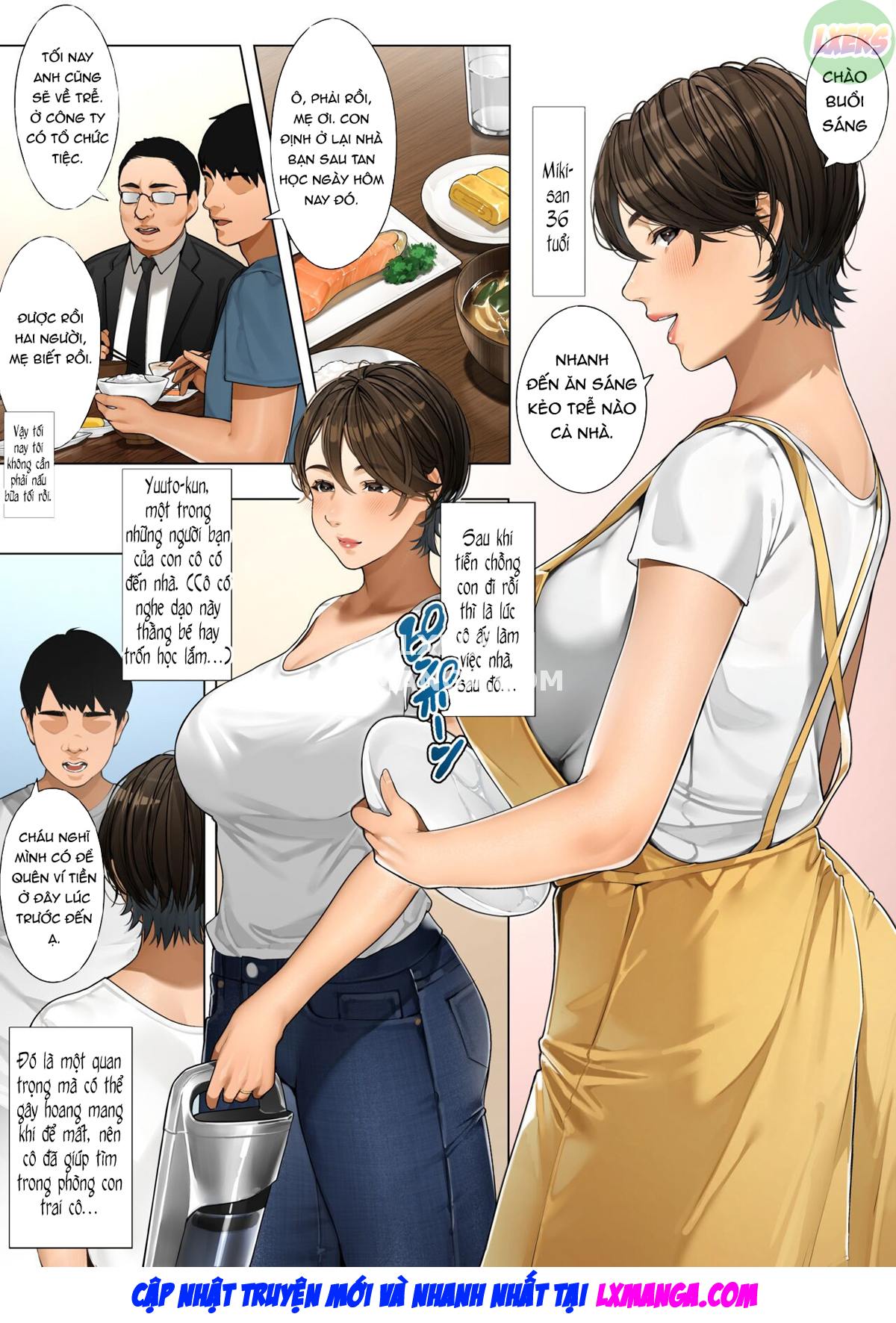 Đọc truyện hentai Bà nội trợ hàng xóm - Oneshot