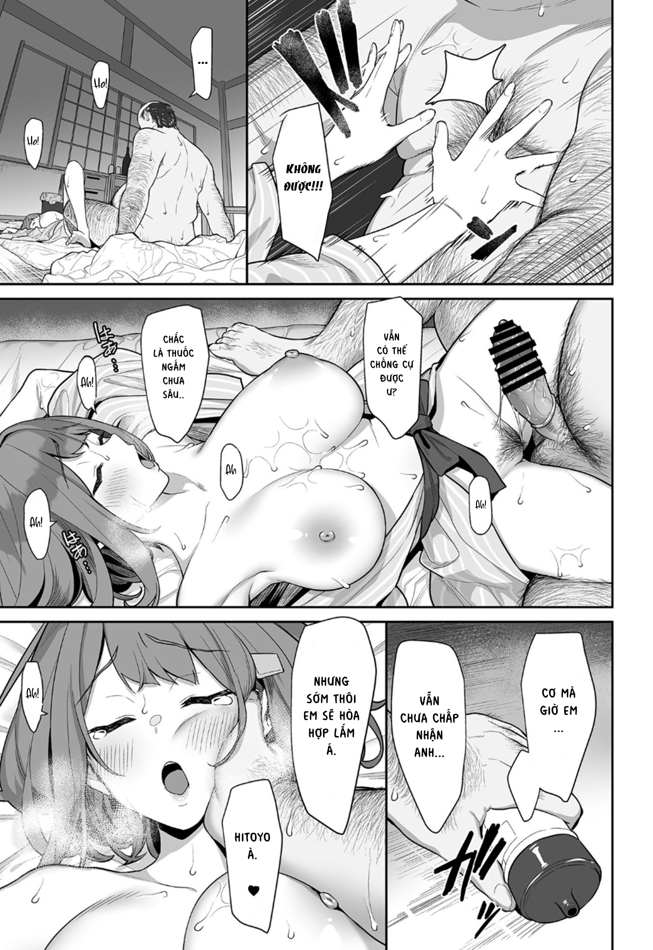 Đọc truyện hentai Hitoyo-chan no Junan 2 - Full 1 + 2 + 3