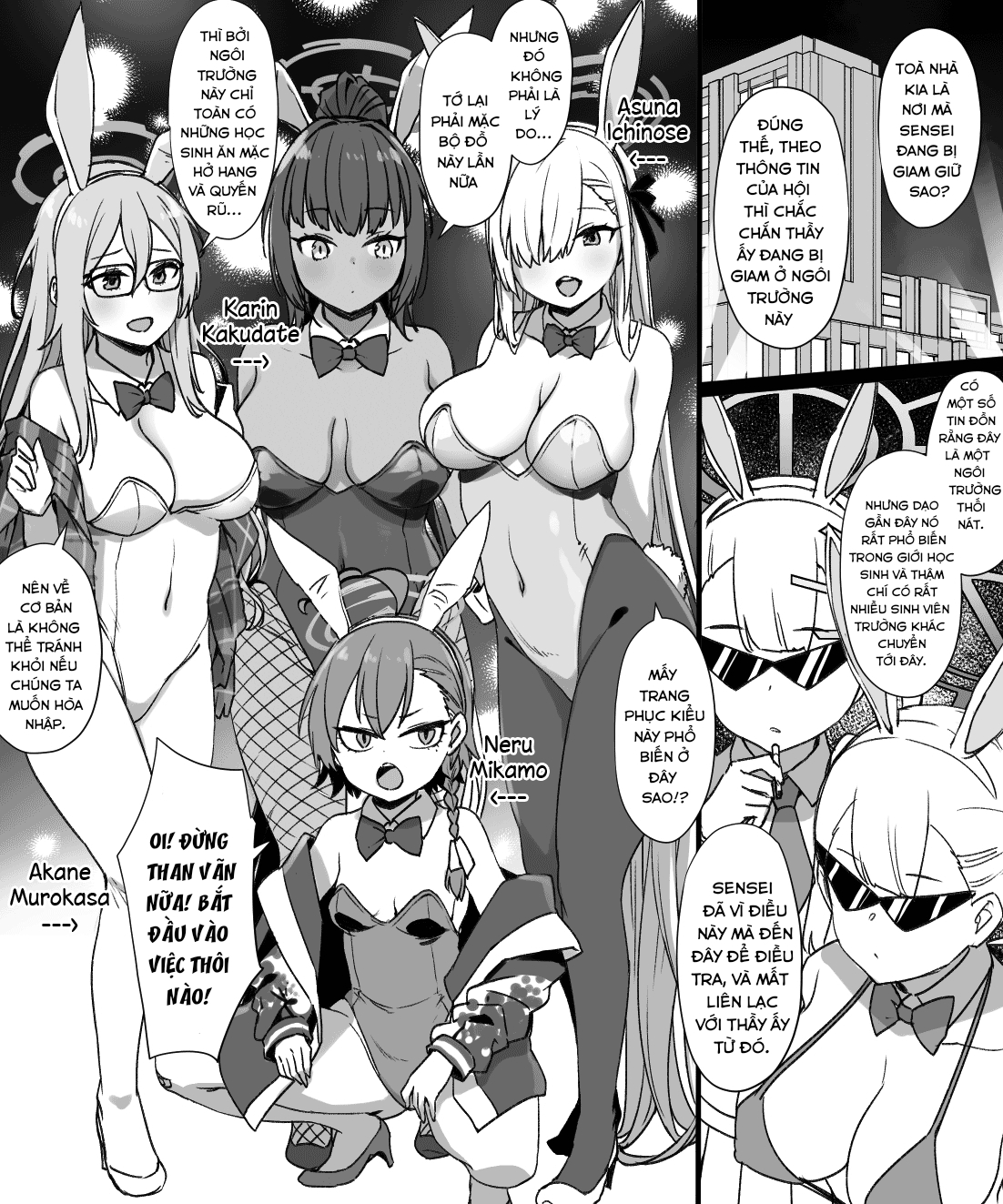 Đọc truyện hentai Blue Archive:Brainwashing Bunny Slave - Oneshot