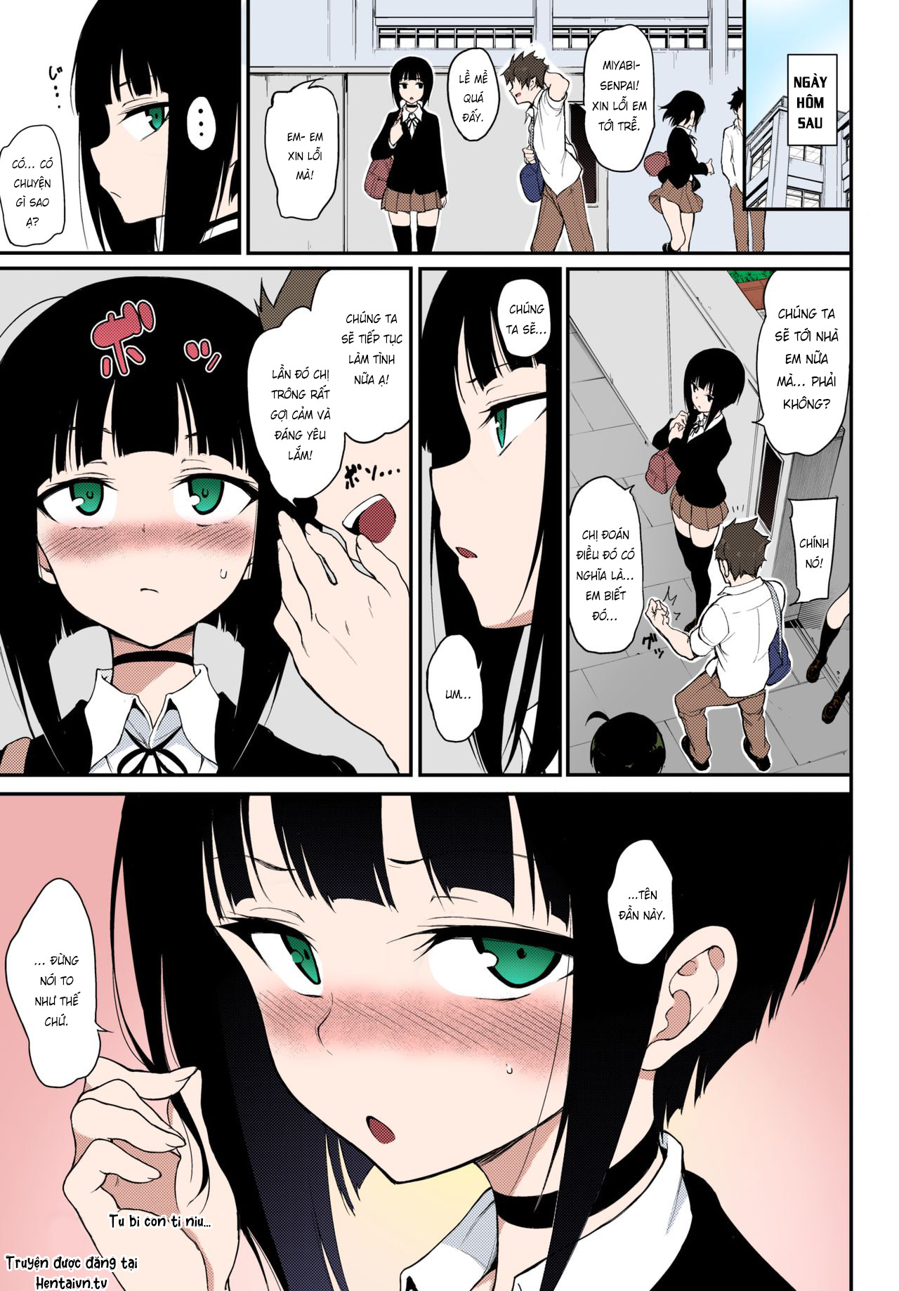 Đọc truyện hentai Senpai Lạnh Lùng ❤ - Chap 1: Full color
