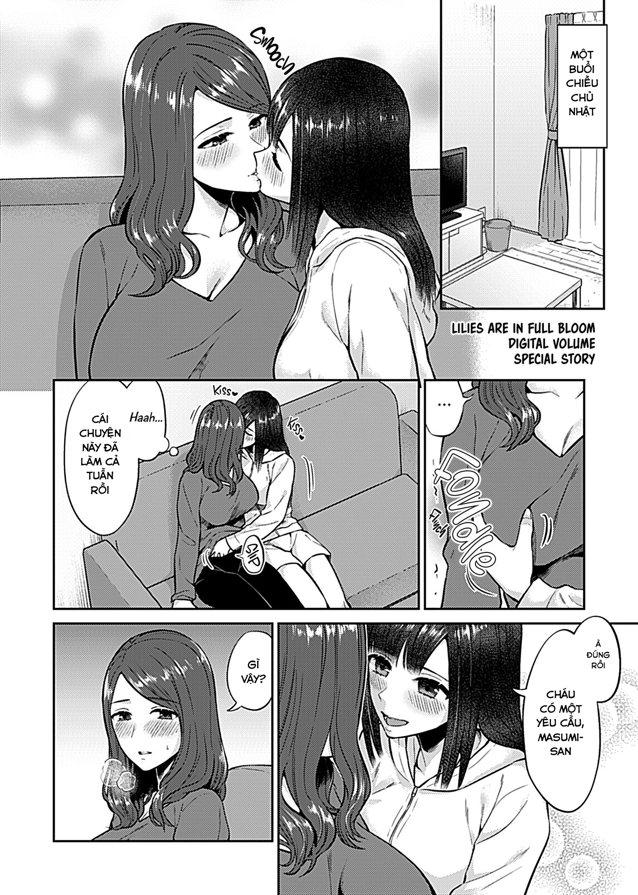 Đọc truyện hentai Saki Midareru wa Yuri no Hana - Chap bonus