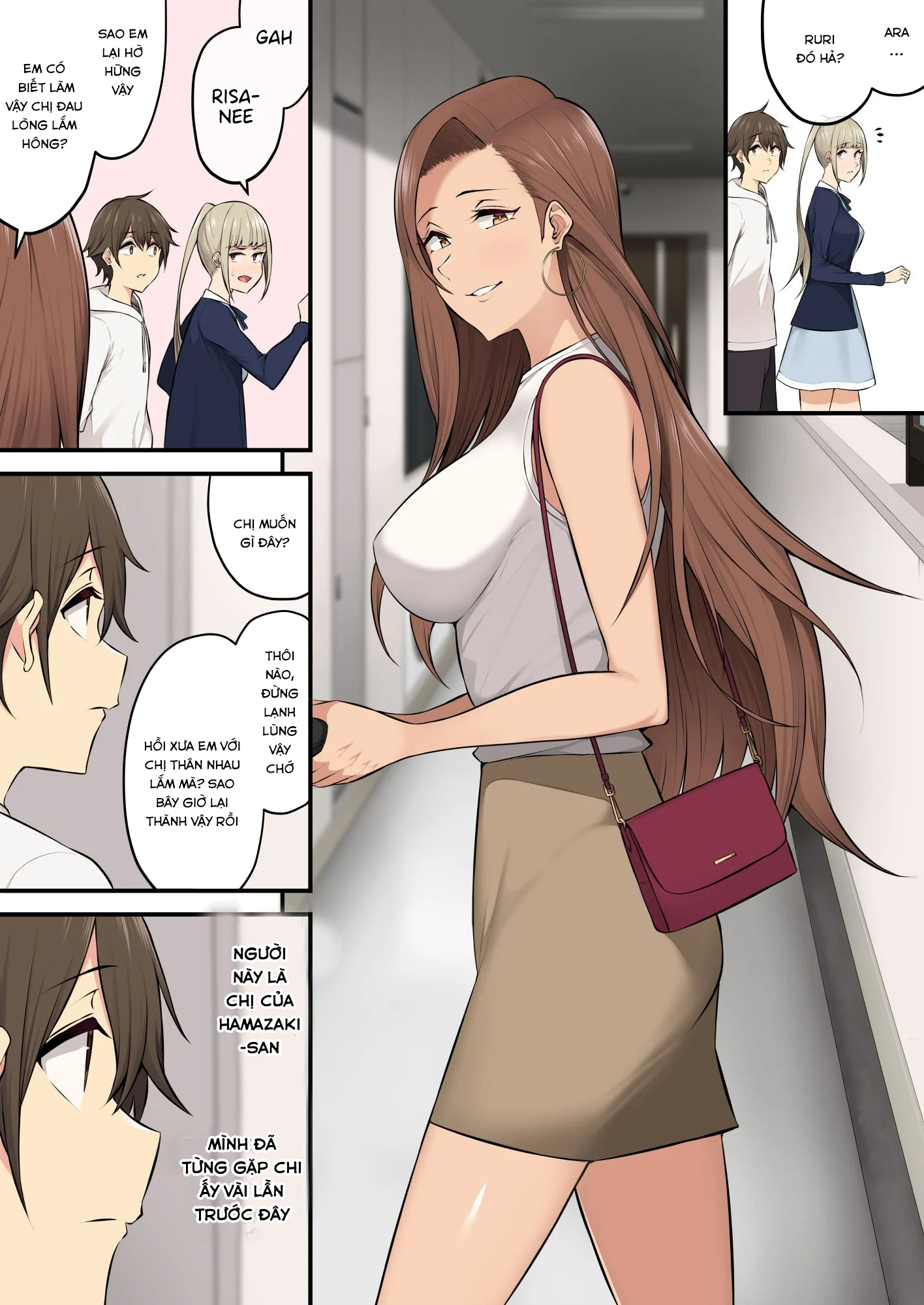 Đọc truyện hentai Imaizumi đưa cả bầy Gyaru về nhà mình - Chap 4.2