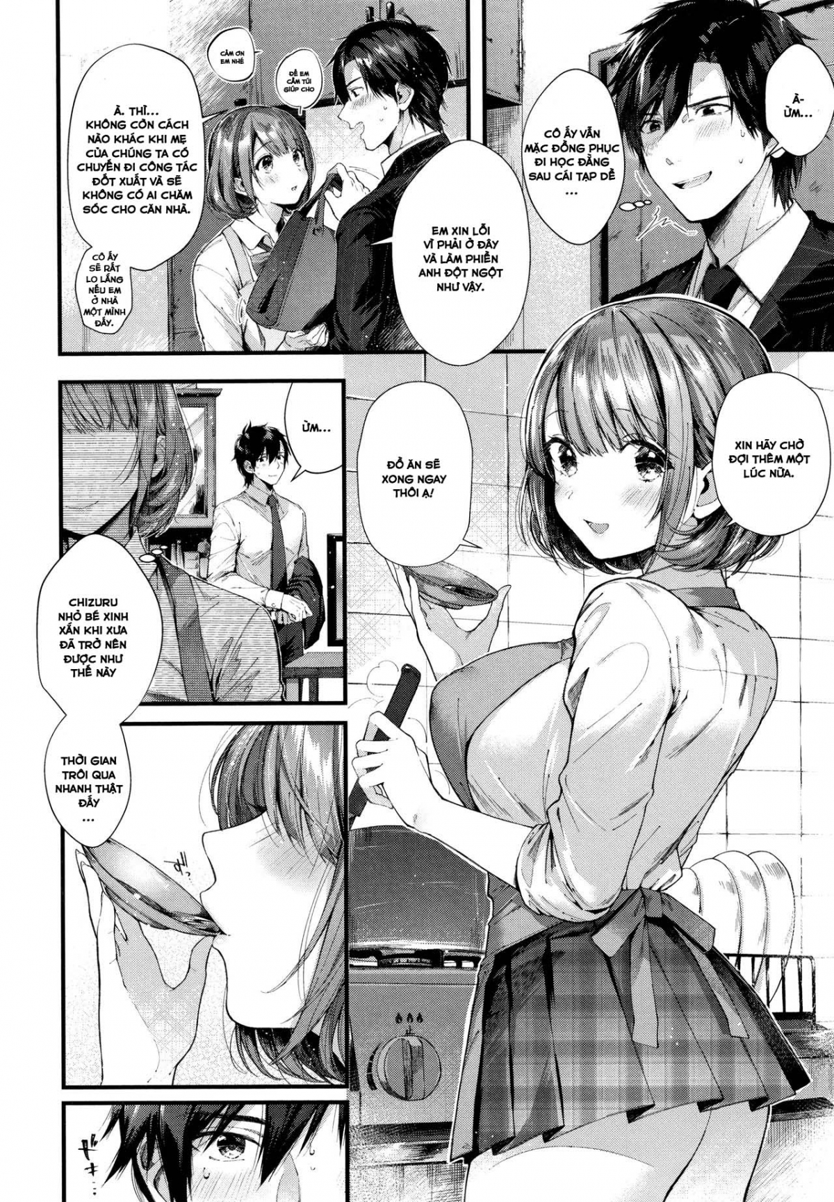 Đọc truyện hentai Teryouri to Koigokoro - Xin lỗi!! Mình không biết là có người làm rồi.