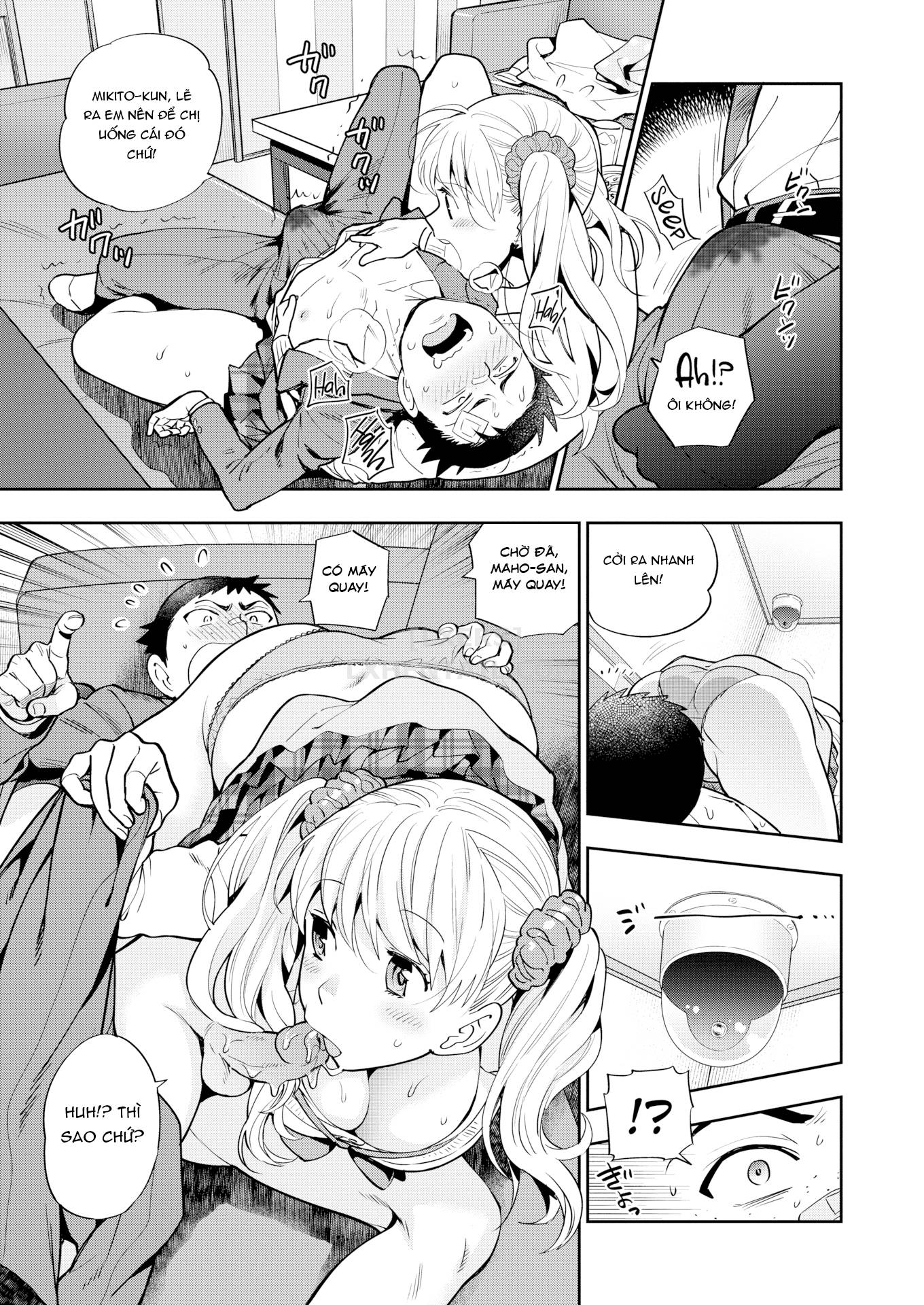 Đọc truyện hentai Doutei Otouto to Bitch Ane - Chap 3