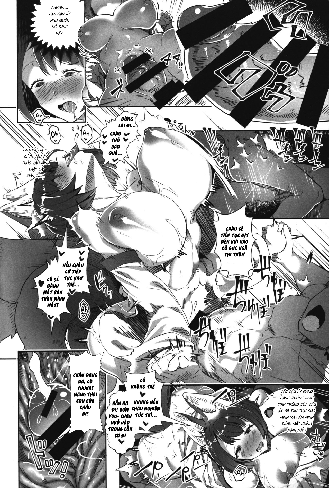 Đọc truyện hentai Cuộc sống cùng ba nàng cáo thần - Oneshot