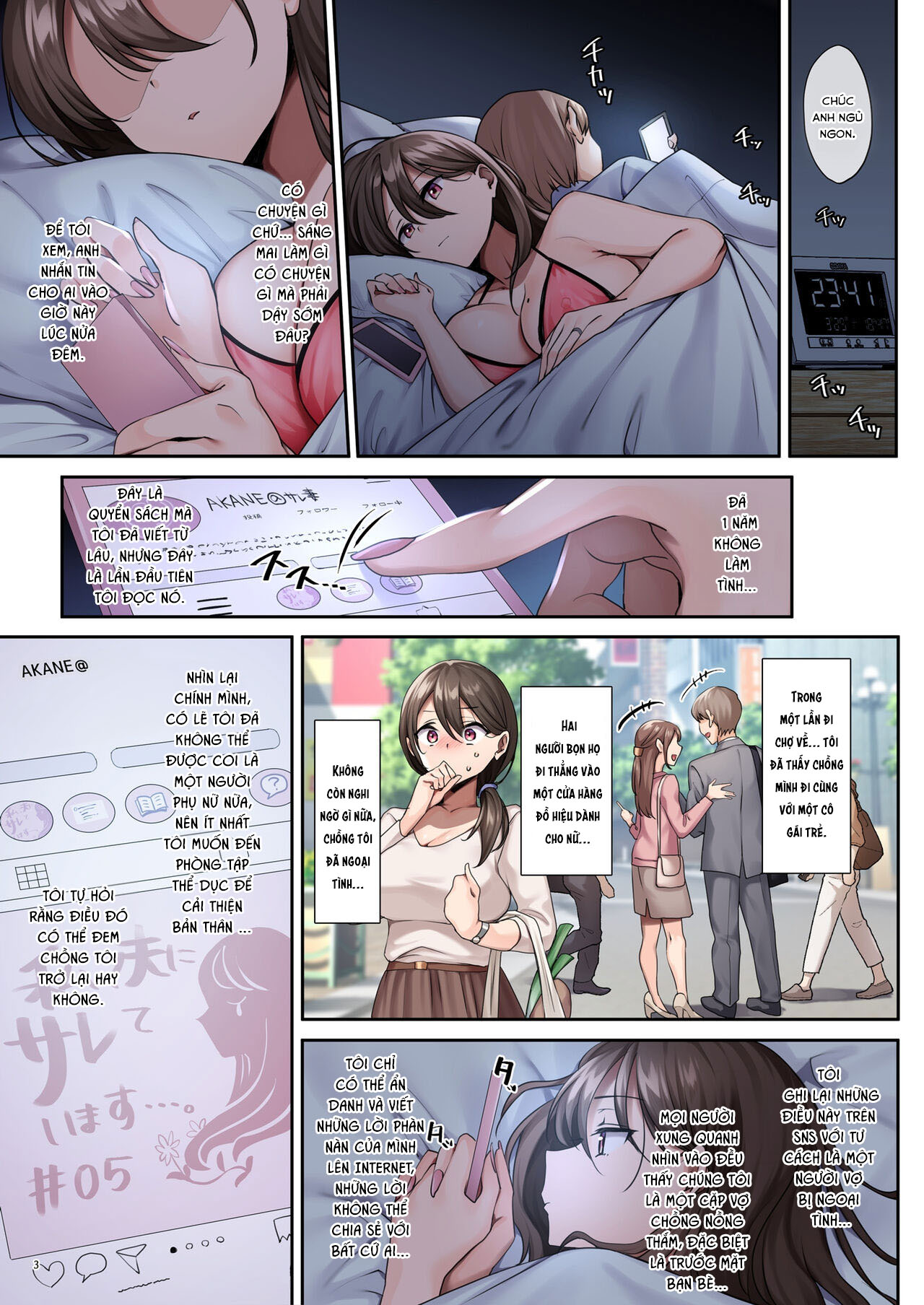Đọc truyện hentai Anh ấy ngoại tình với vợ tôi, 3 lần 1 tuần - Oneshot