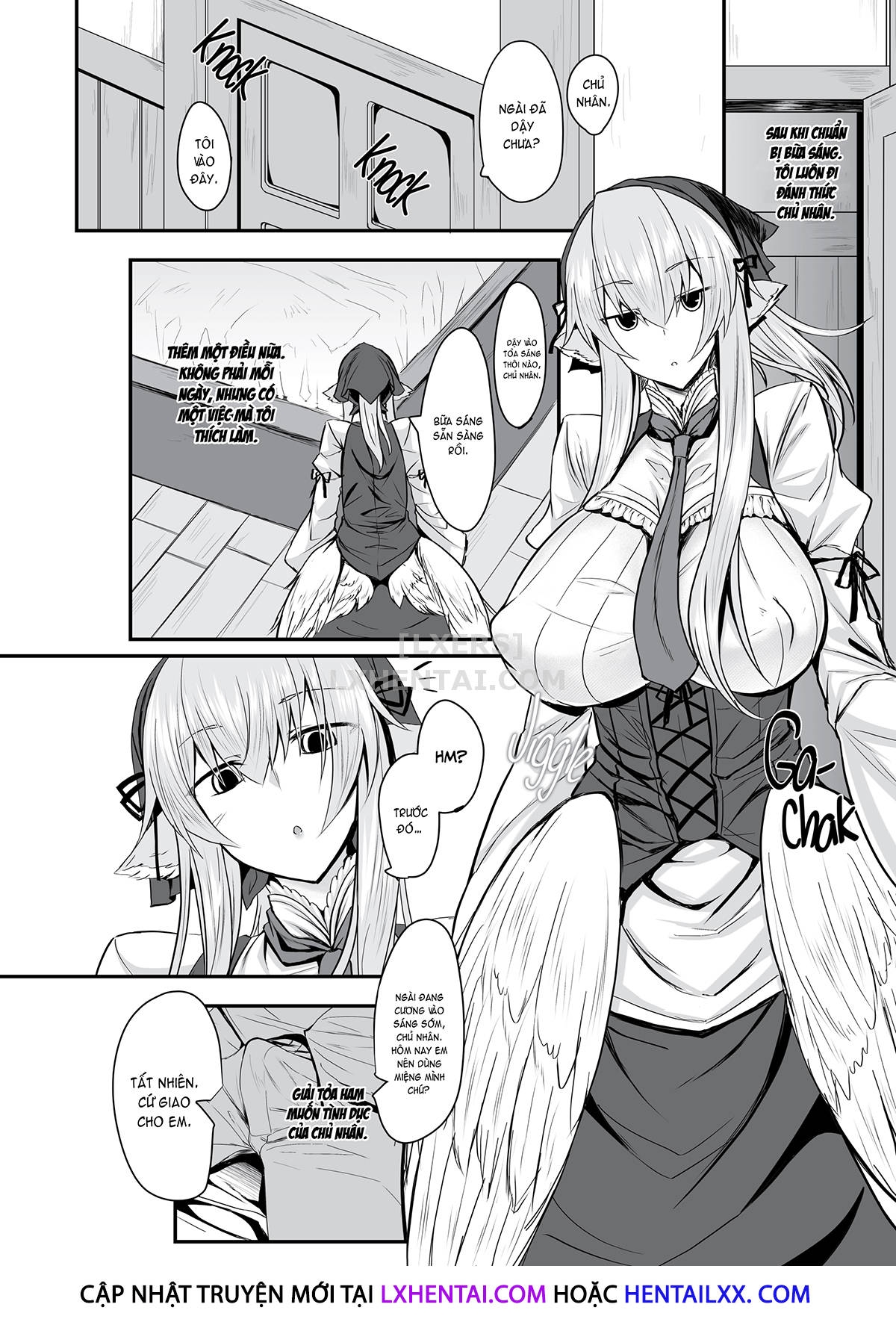 Đọc truyện hentai Feathery Maid Miss Yachiyo - Oneshot