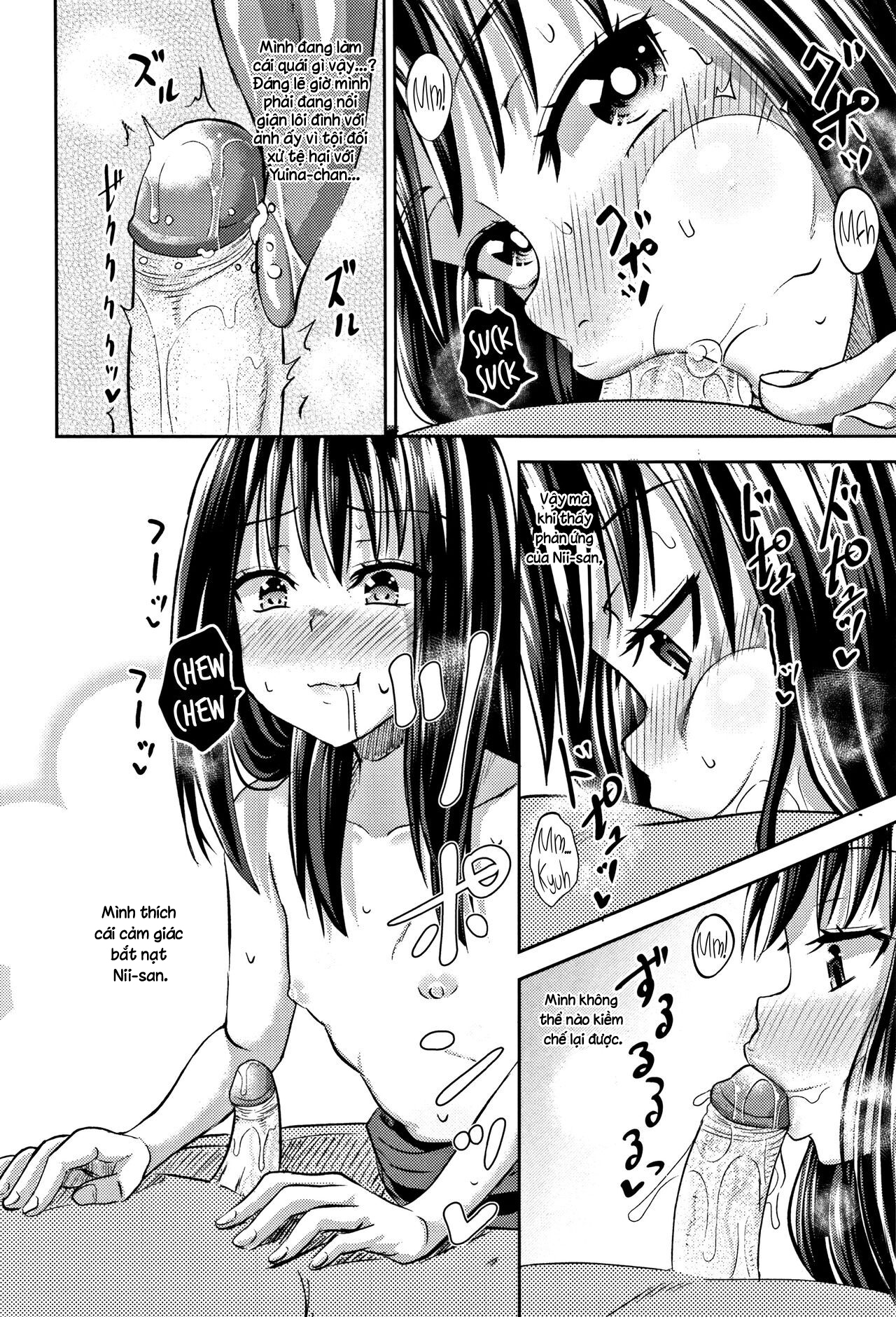 Đọc truyện hentai Nodohame: Imouto Swappi - Chap 2