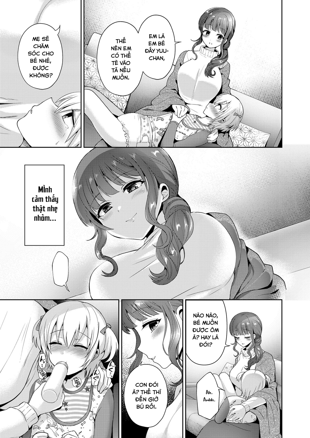 Đọc truyện hentai Mama to Iiko to Warui Koto - Oneshot