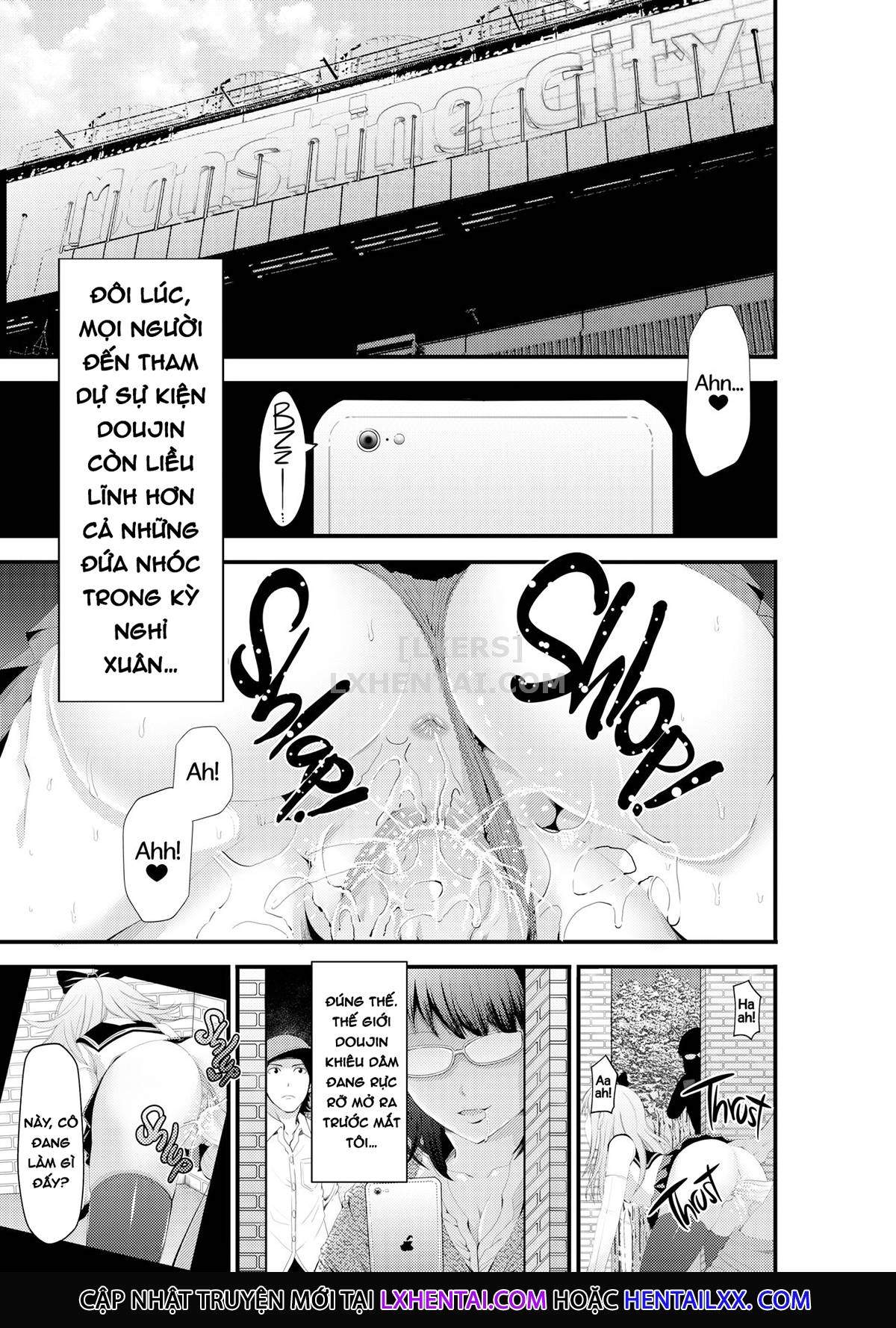 Đọc truyện hentai ManCli Manko To Cli O Ijirareru No Ga Daisuki Na Fujoshi Nano De Doujin Event No Nikubenki Ni Natte Mita - Oneshot