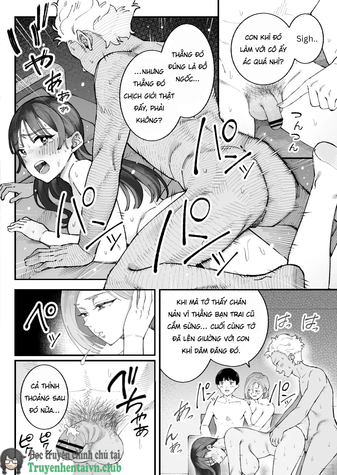 Đọc truyện hentai Boku to Aitsu to Ano Ko to KanojoMe, Him, the Girl and Her - Oneshot