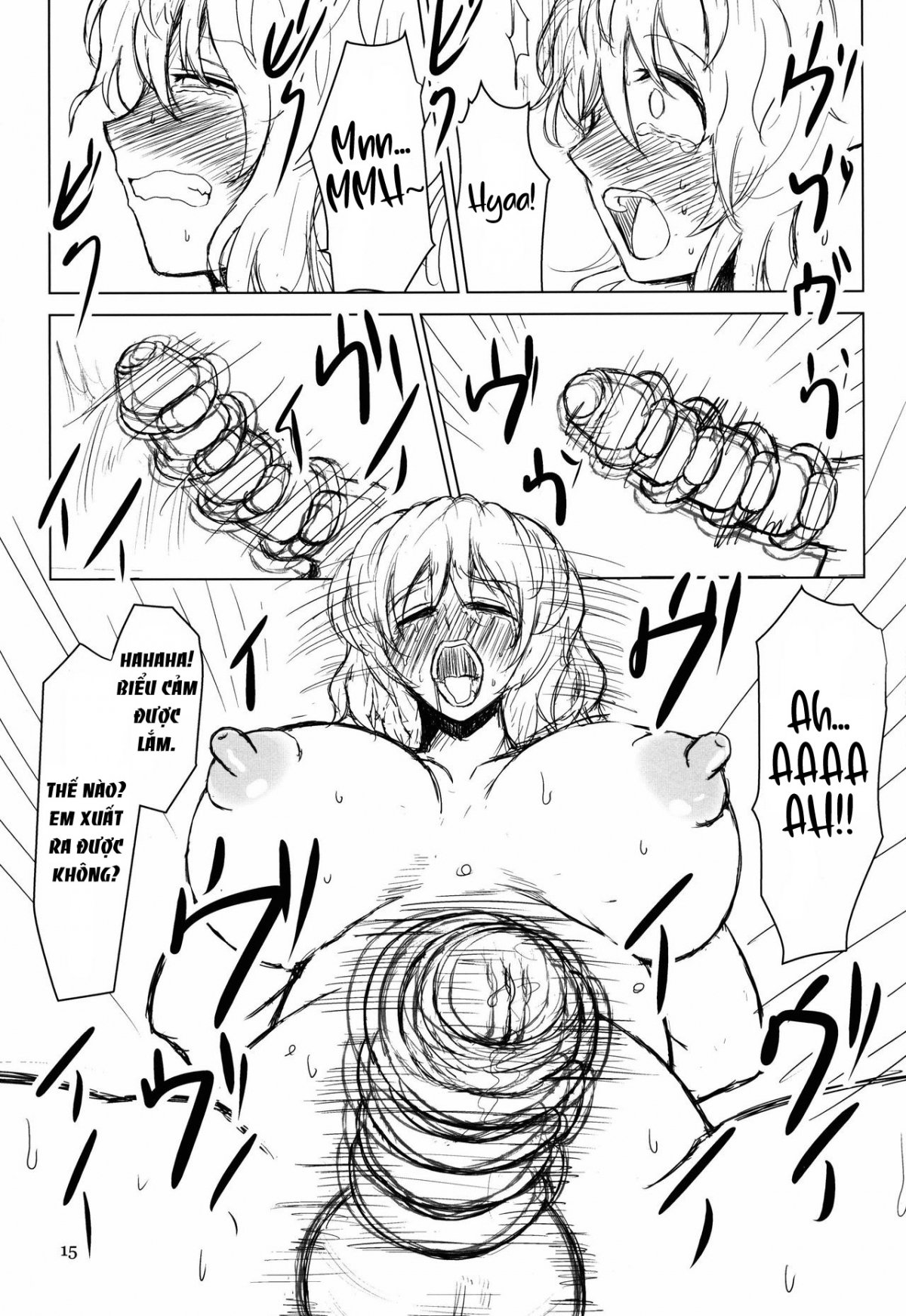 Đọc truyện hentai Innyuu Futanari Bourei Shoujo Zoku - Oneshot