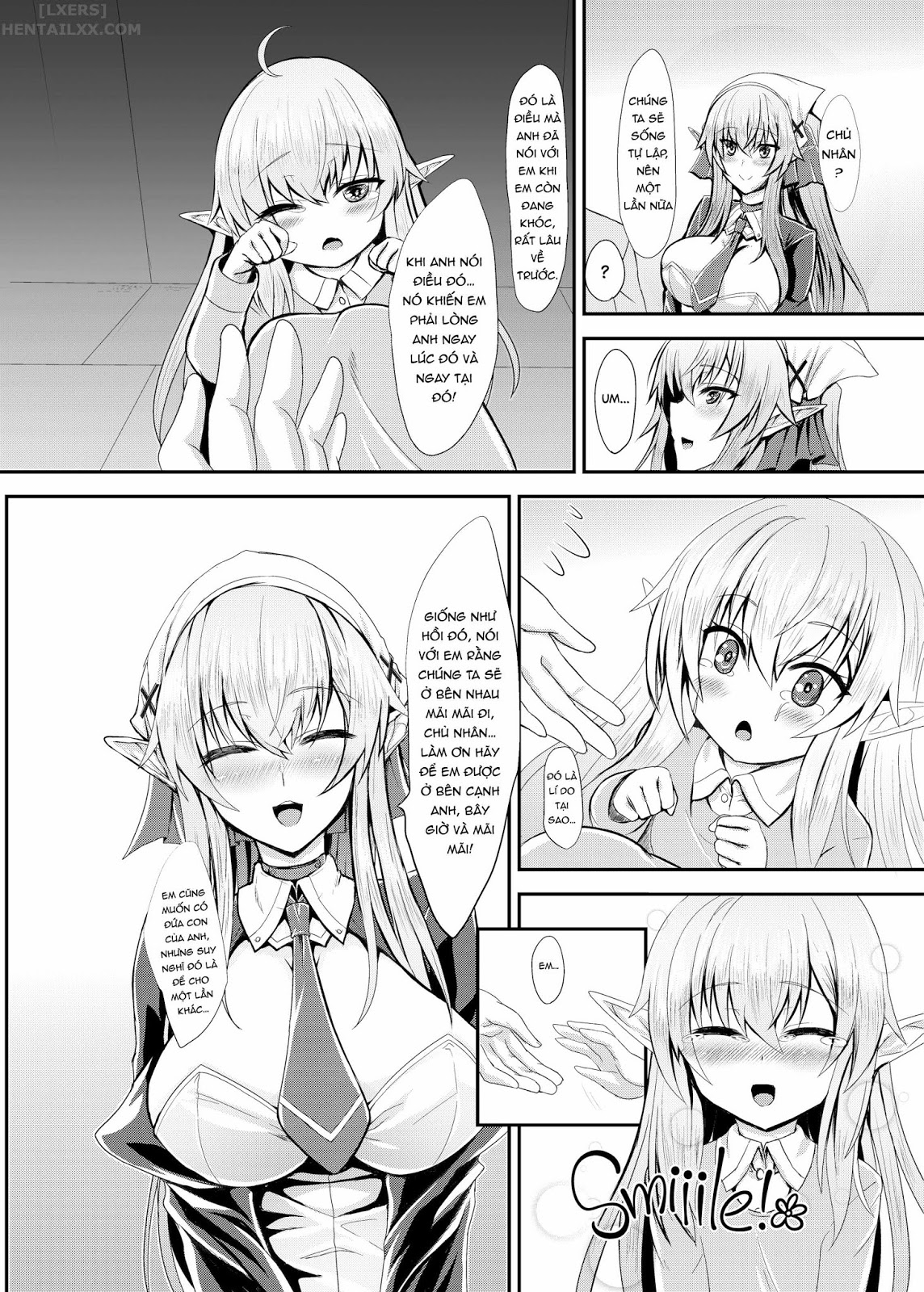 Đọc truyện hentai I Love You So, Young Master! - Chap 1 - I Want to Enjoy Wild Sex with My Elf Maid-