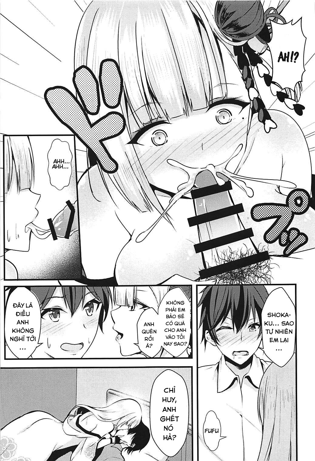 Đọc truyện hentai Có tốt không khi Shoukaku là người biến thái? - Oneshot