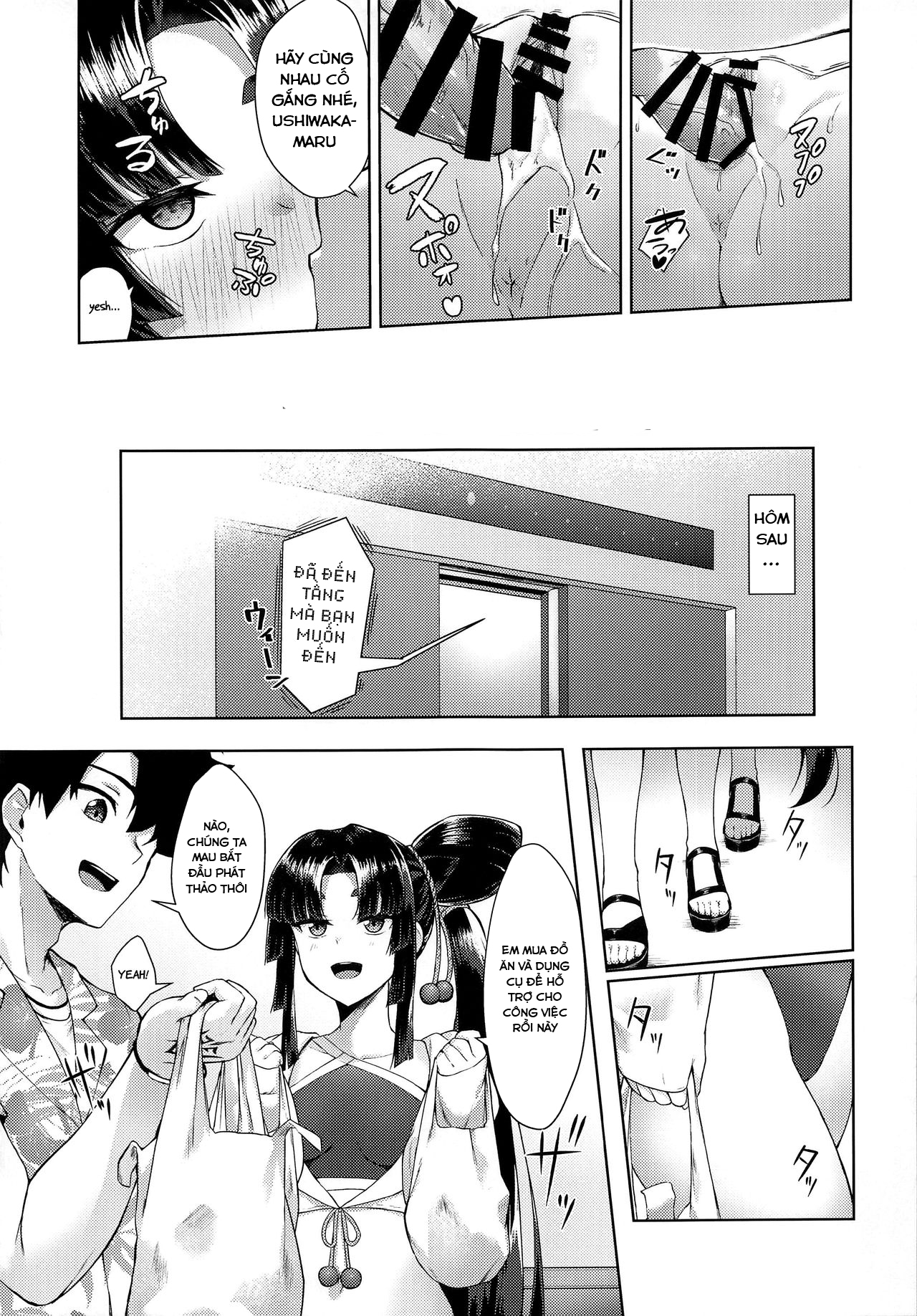 Đọc truyện hentai Working On A Draft With Ushiwakamaru - Oneshot