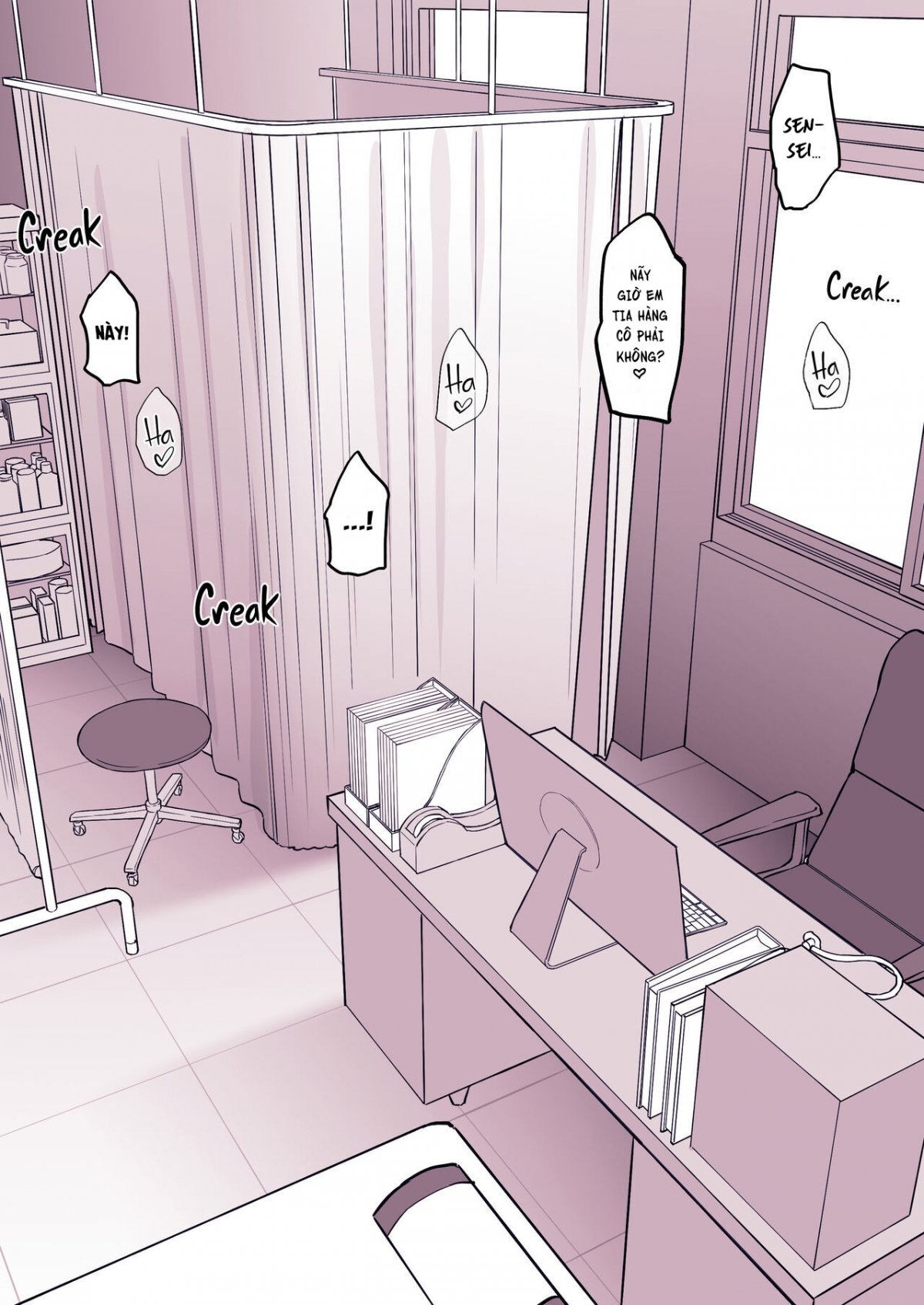 Đọc truyện hentai Hokenshitsu no Sensei - Oneshot