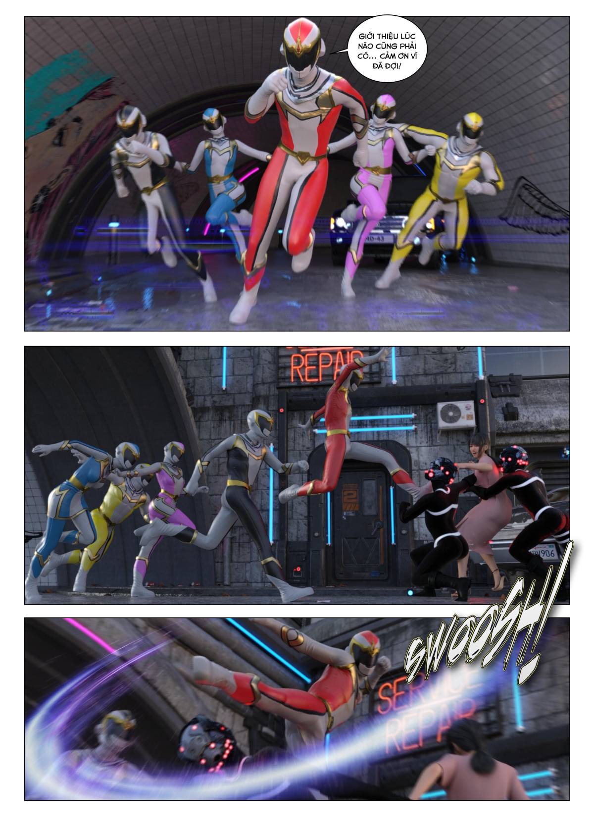 Đọc truyện hentai Biệt đội siêu anh hùng cùng gái xinh - Chap 2