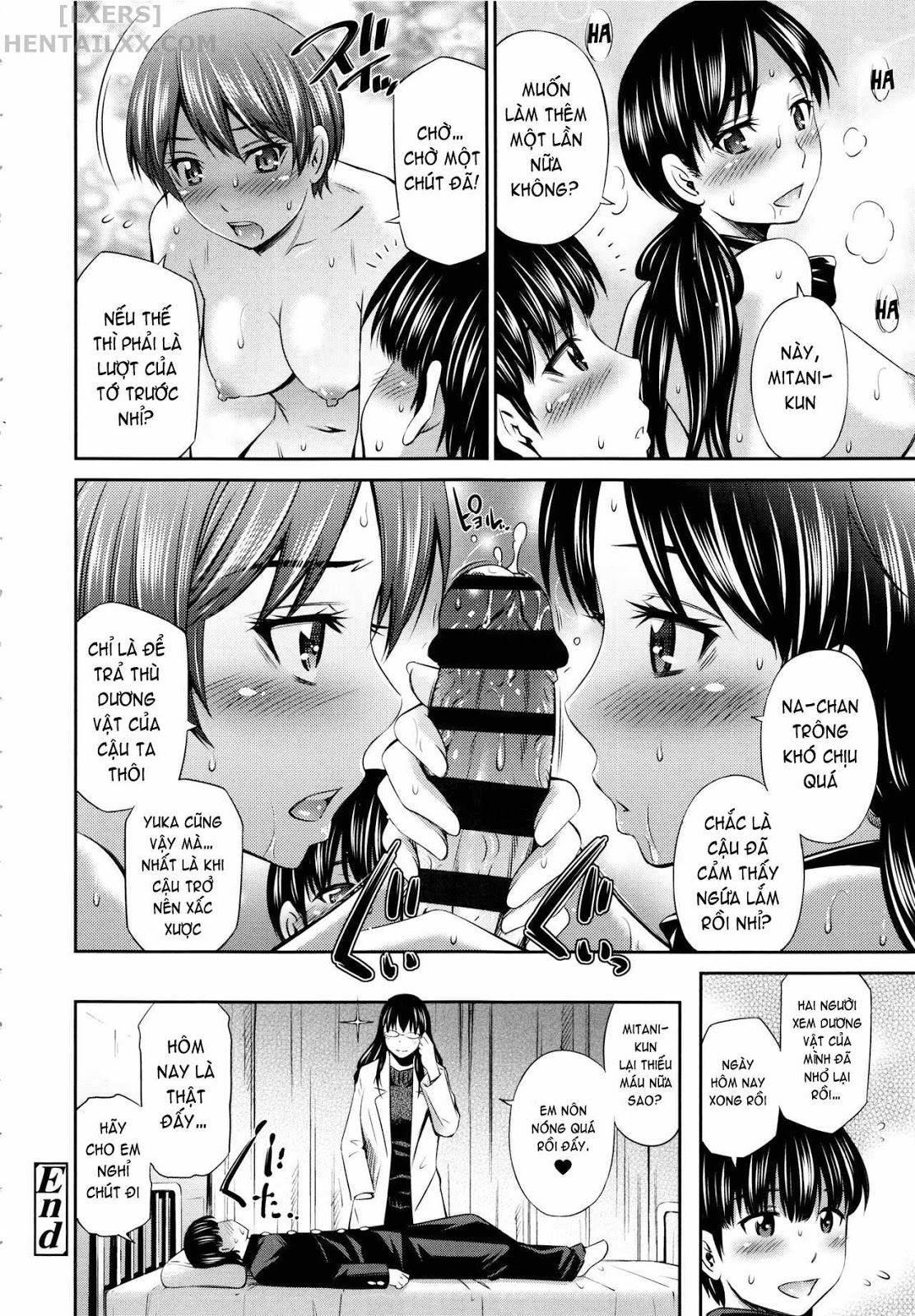 Đọc truyện hentai Hokenshitsu no Sagara Sensei - Chap 3