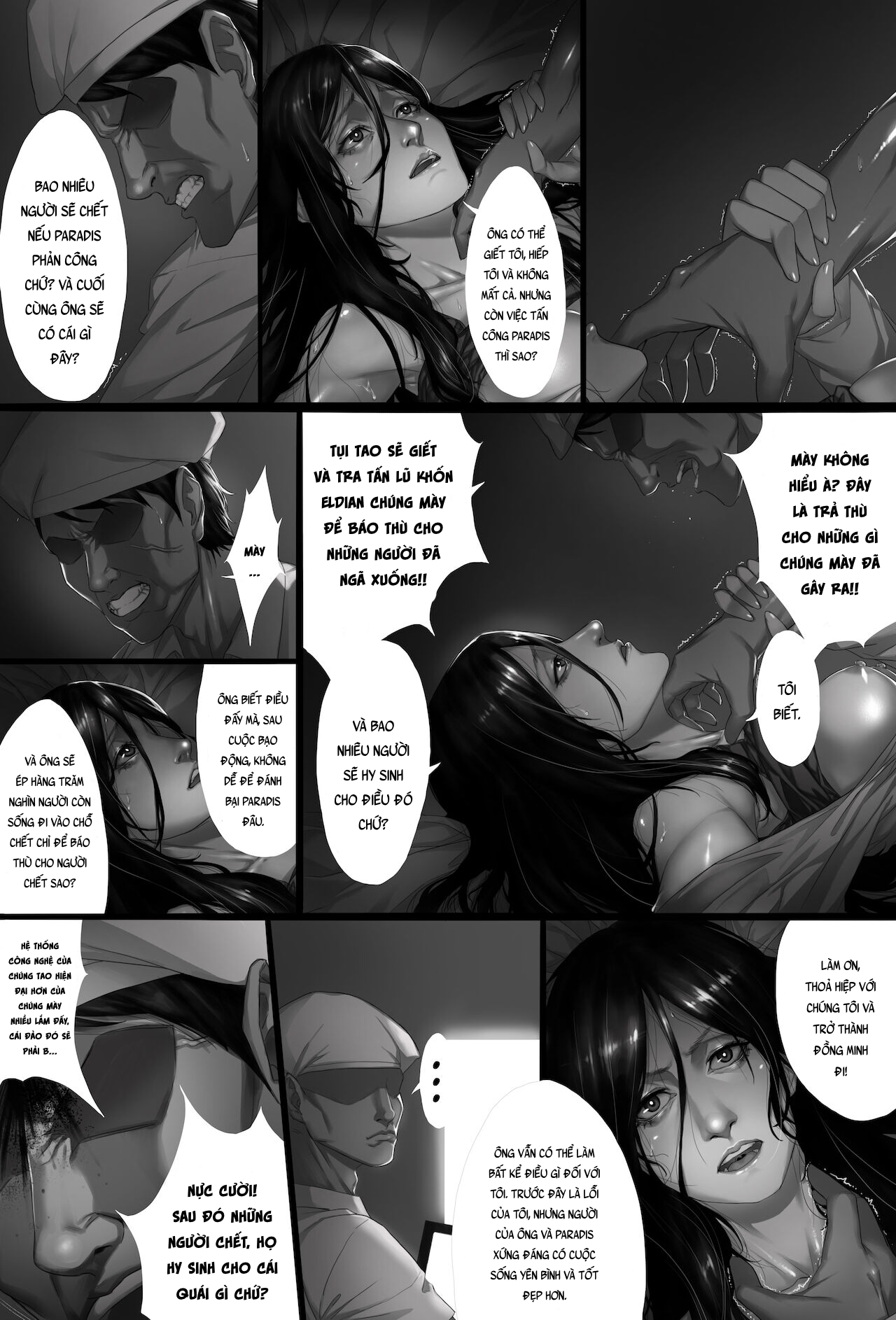 Đọc truyện hentai Cuộc chiến của tôi. - Oneshot